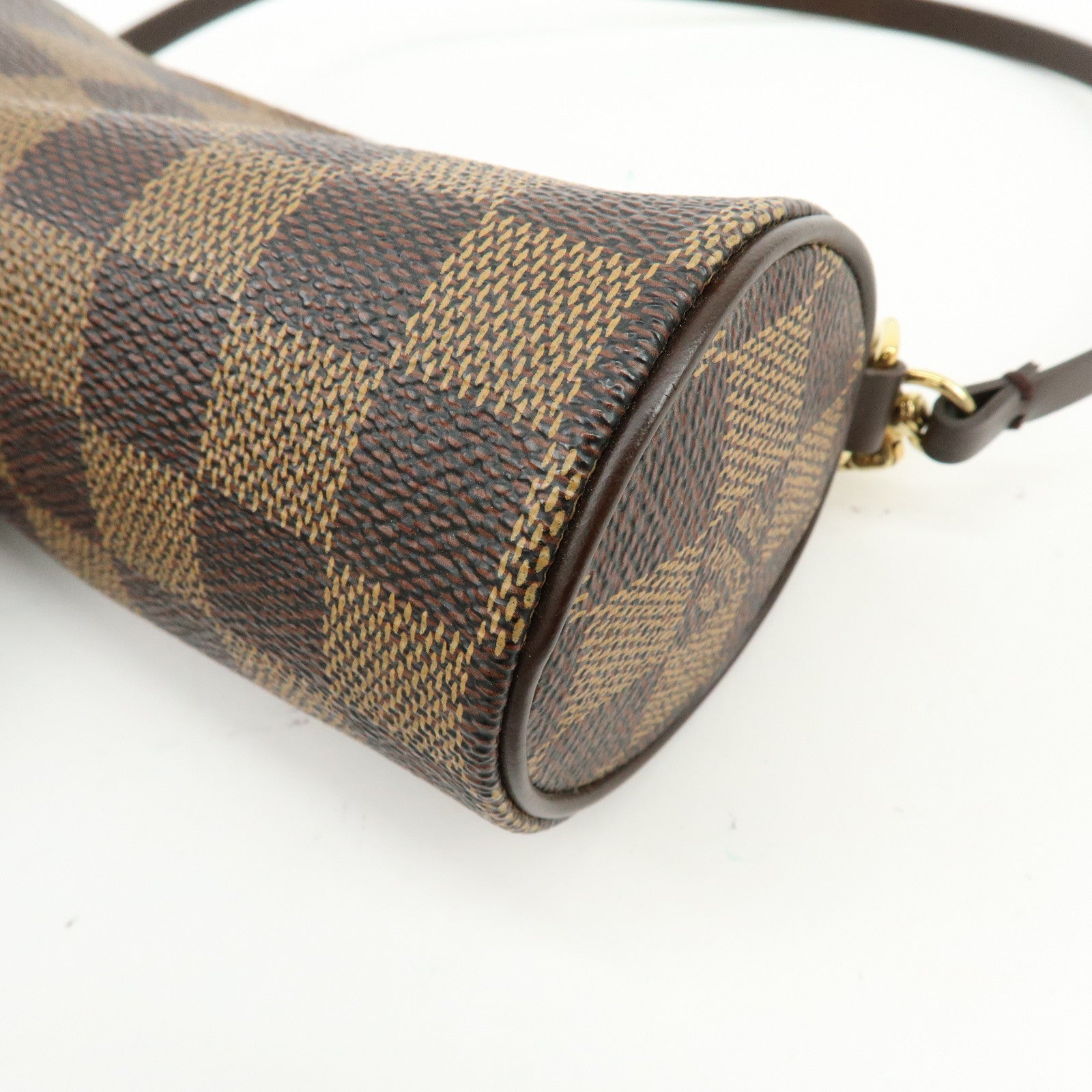 Louis Vuitton Damier Mini Pouch for Papillon Bag Brown Damier Ebene