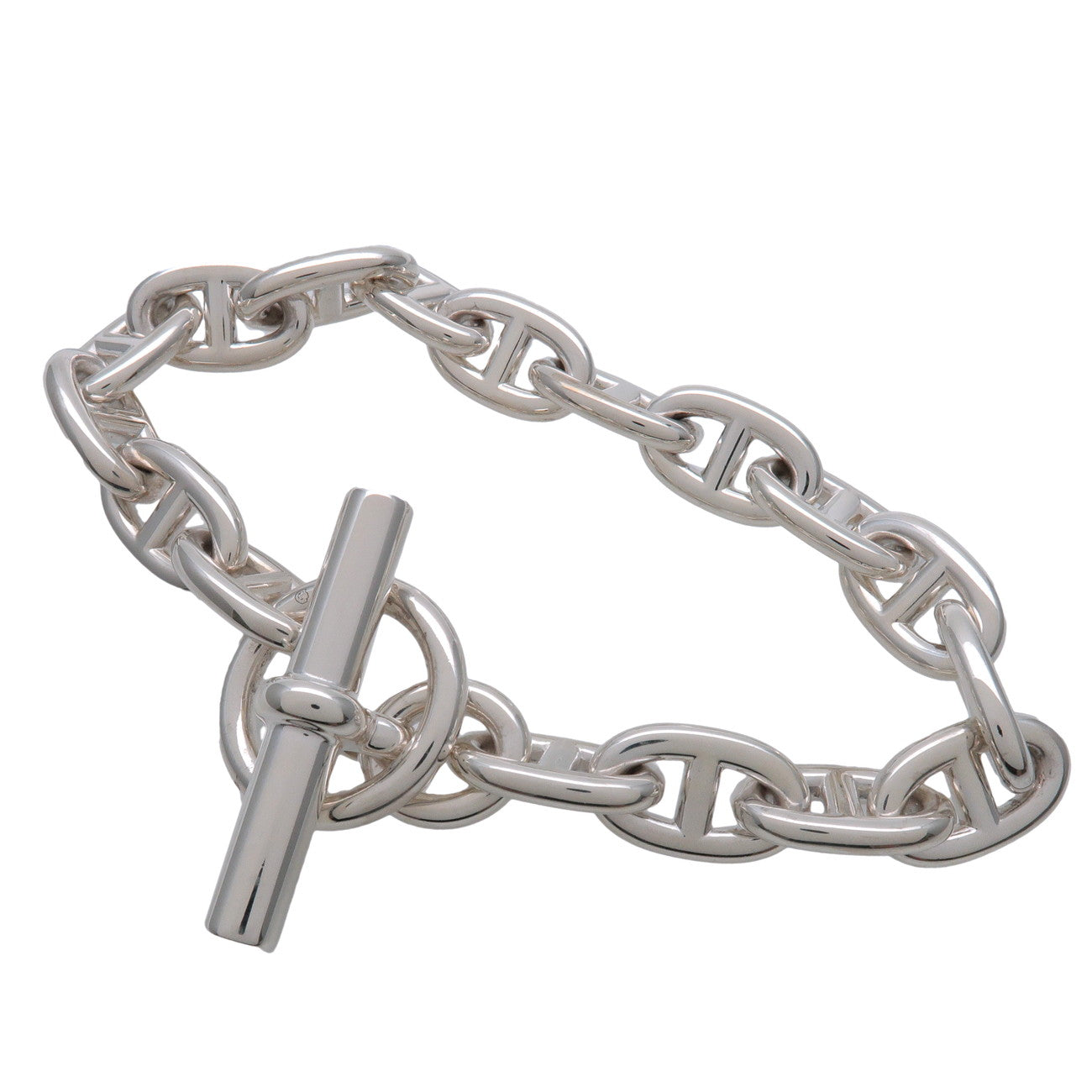 HERMES Chaine d'Ancre MM Bracelet SV925 Silver