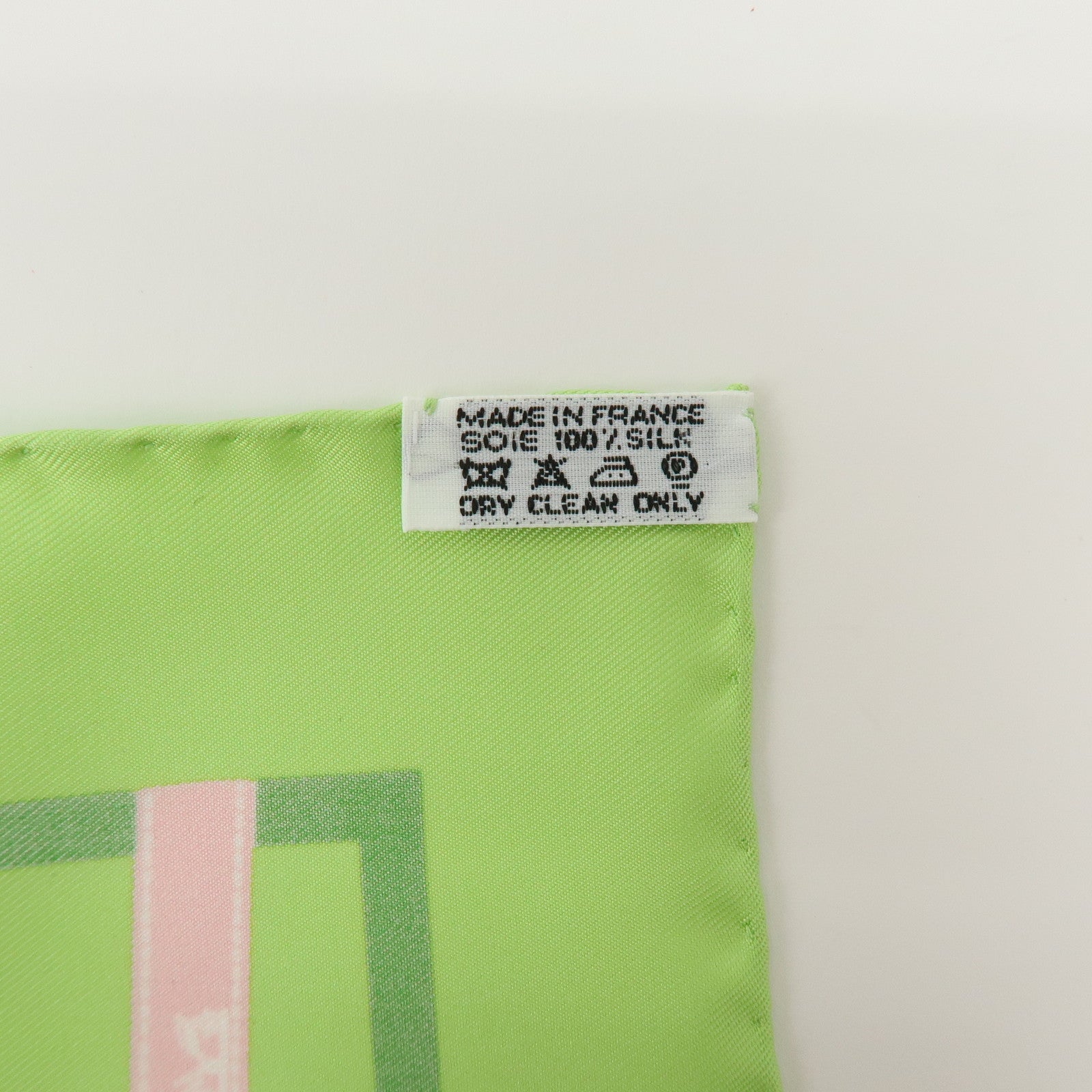 HERMES Carre 40 Lot of 2 Silk 100% Scarf  Grand H/Bolduc Orange Green