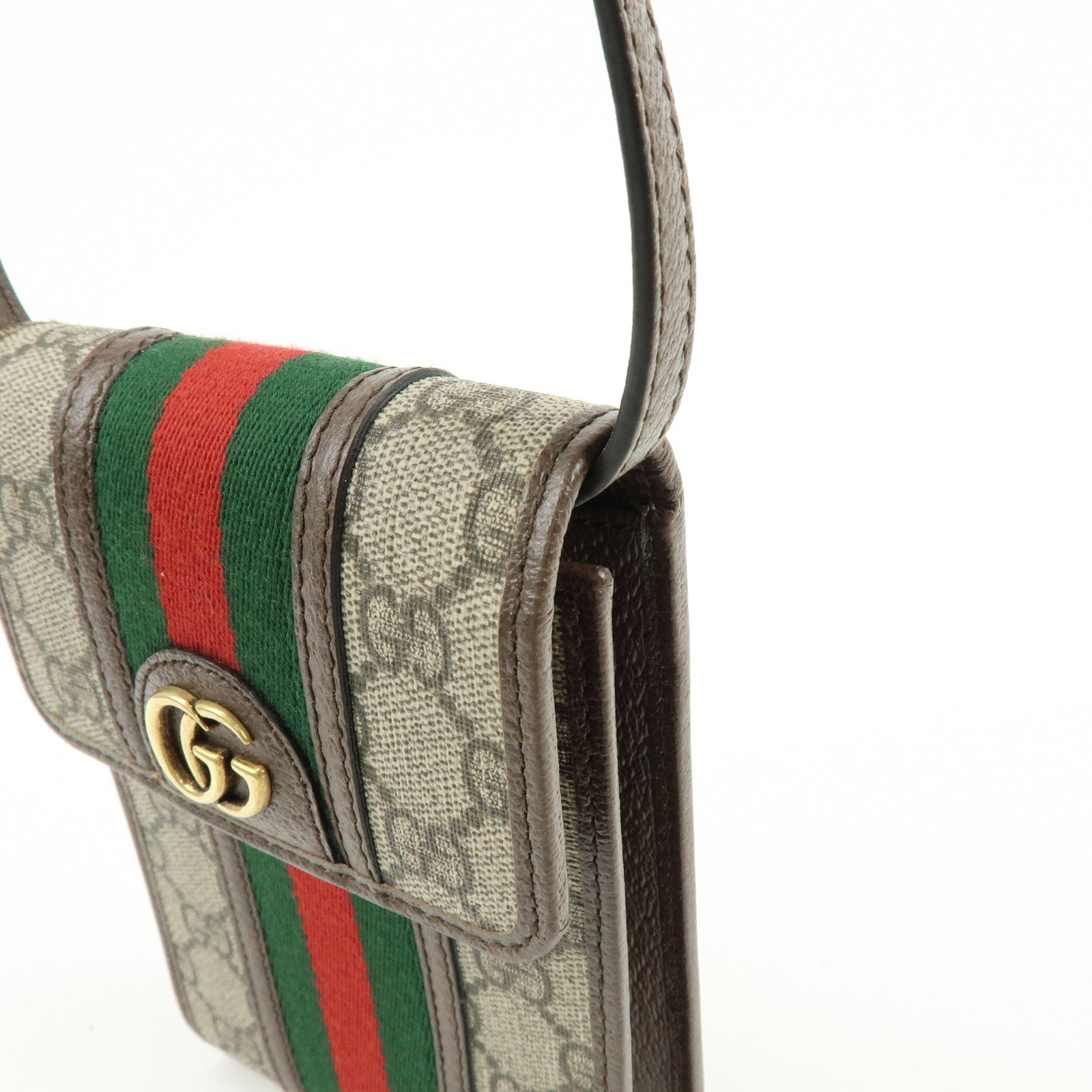 GUCCI Ophidia Sherry Double G GG Supreme Mini Shoulder Bag  625757