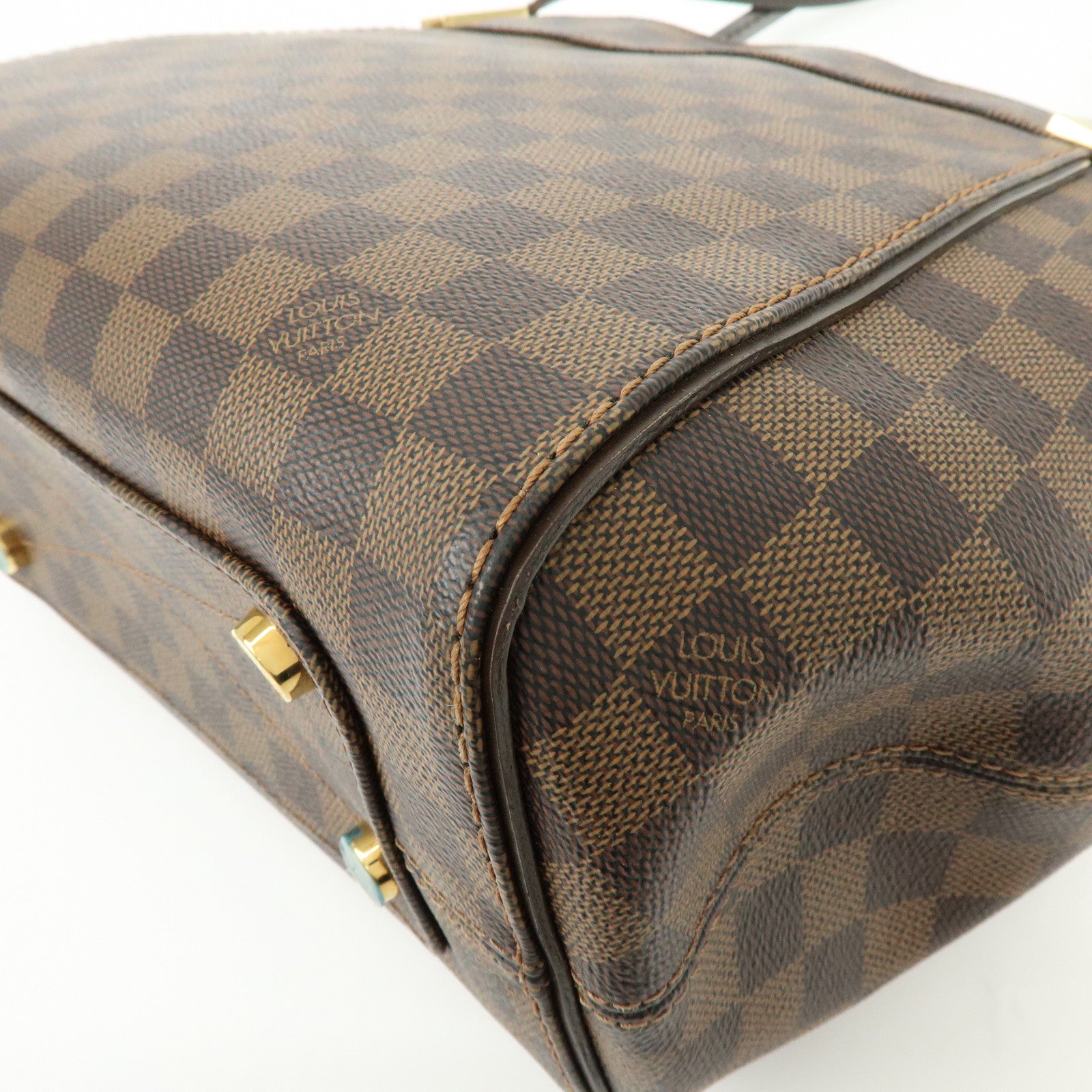 Louis Vuitton Damier Ebene Marylebone PM Shoulder Bag Brown N41215