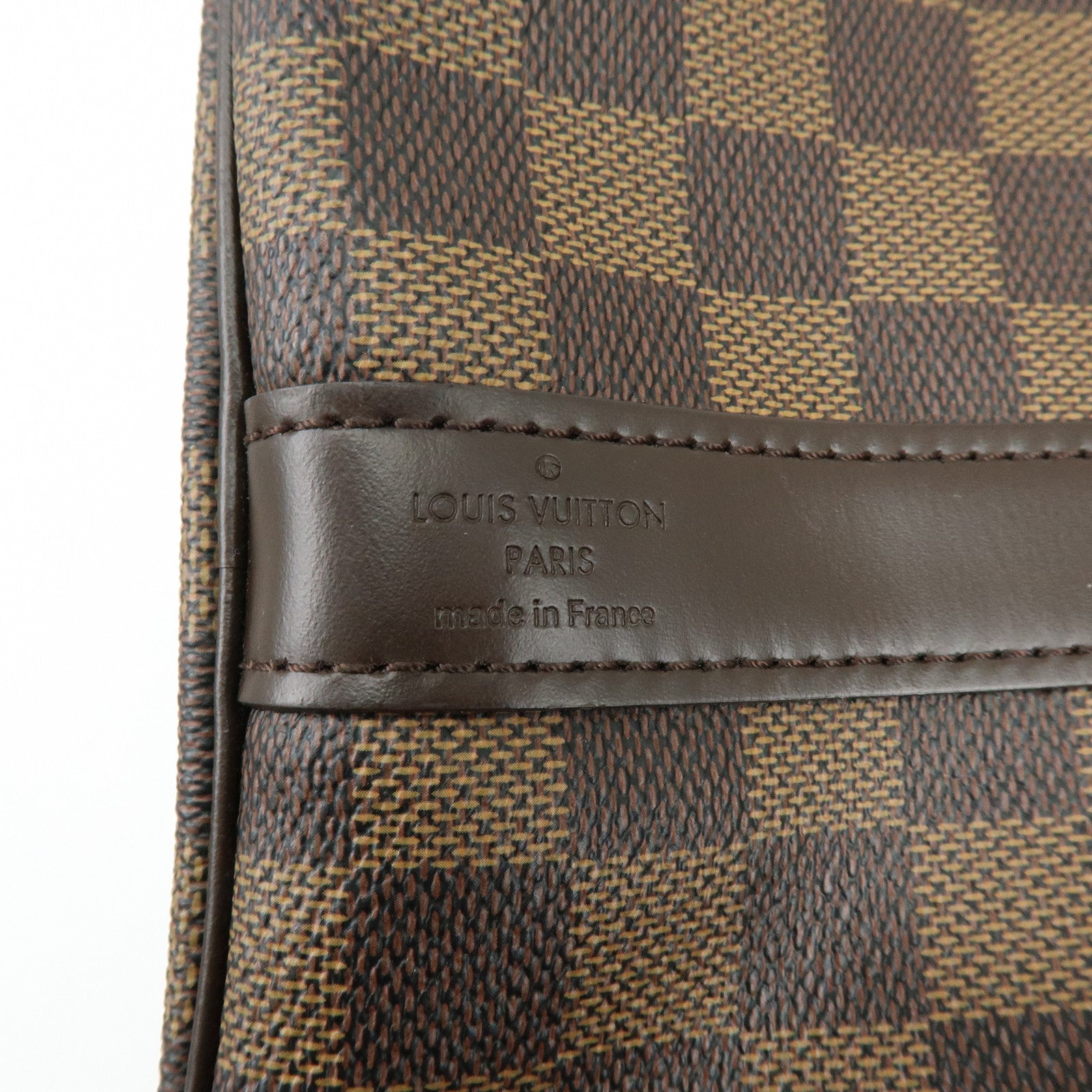 Louis Vuitton Damier Keep All Bandouliere 55 Travel Bag Brown N41414