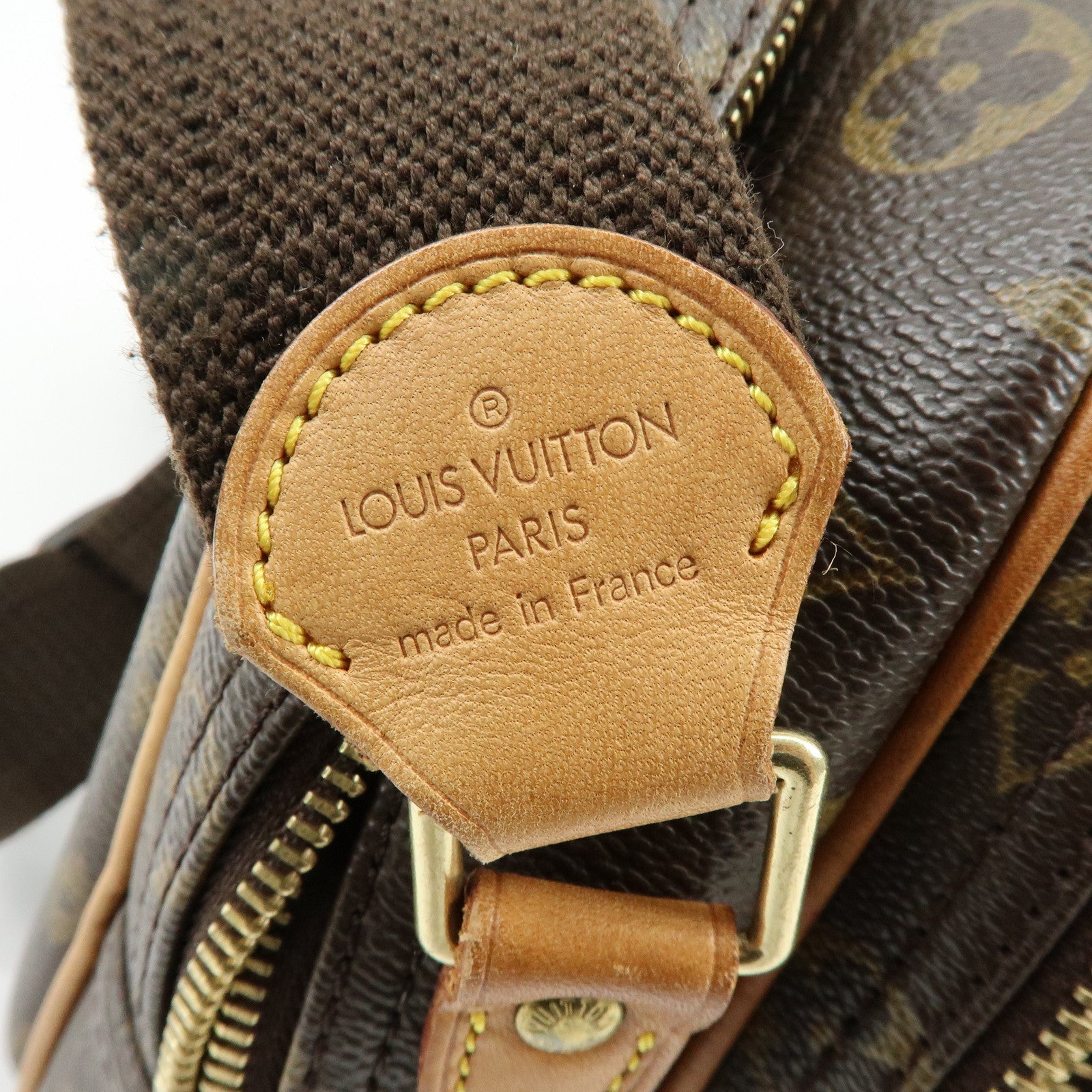 Louis Vuitton Monogram Reporter PM Shoulder Crossbody Bag Brown M45254