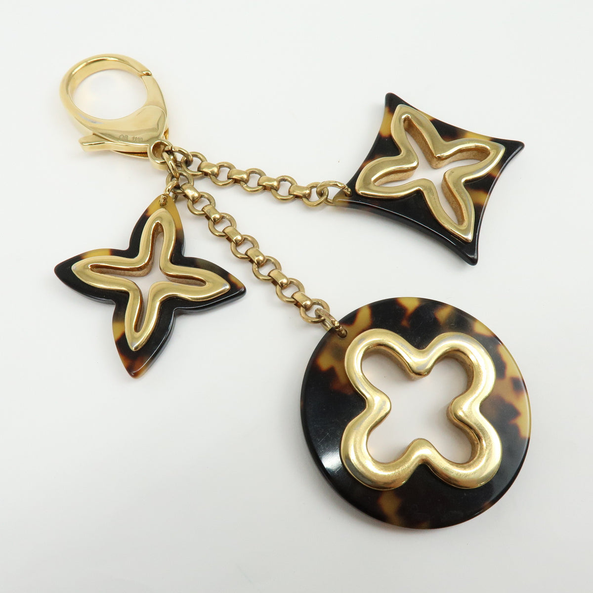 Louis Vuitton Bijou Sac Insolence Bag Charm Gold Brown M65844