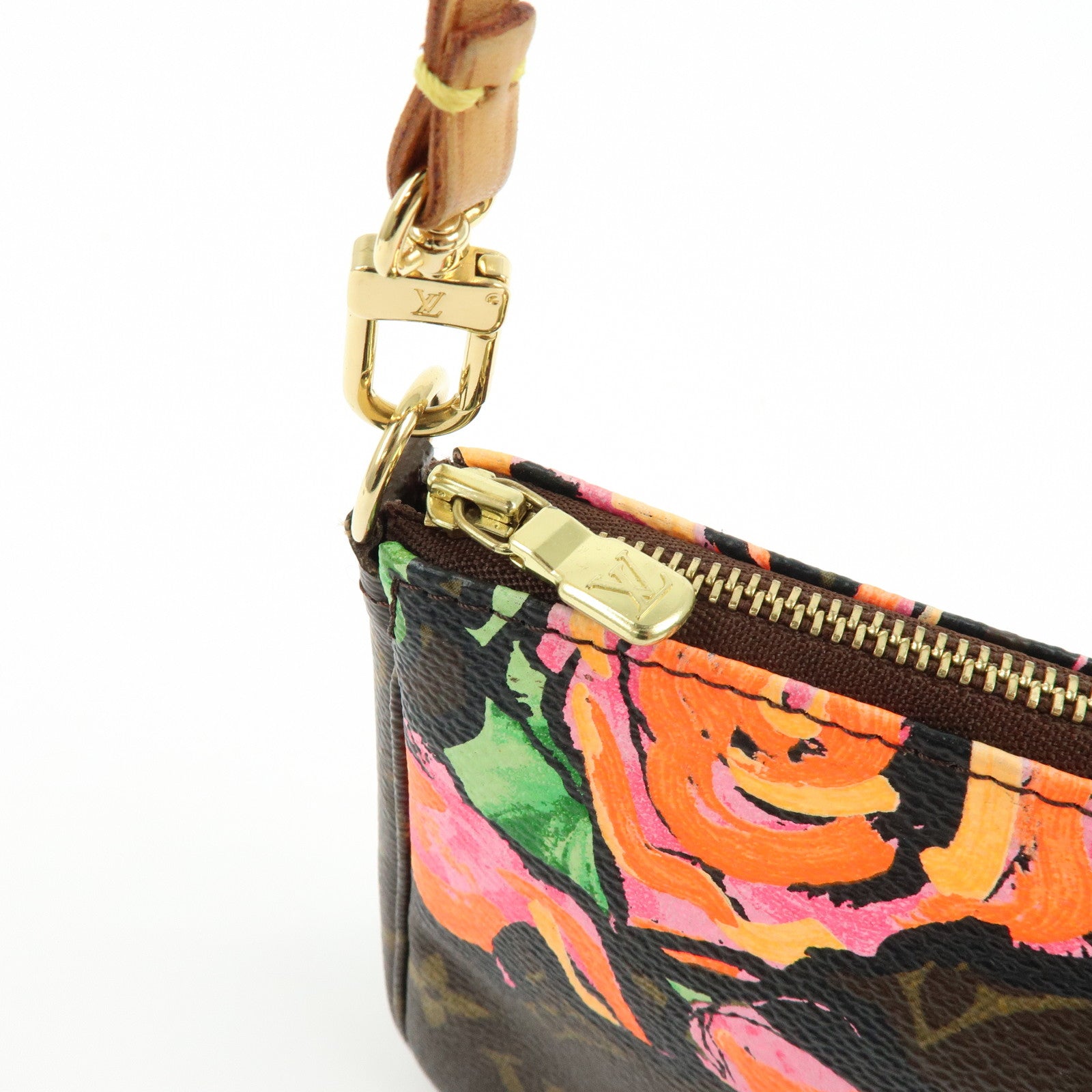 Louis Vuitton Monogram Rose Pochette Accessoires Hand Bag Pouch M48615