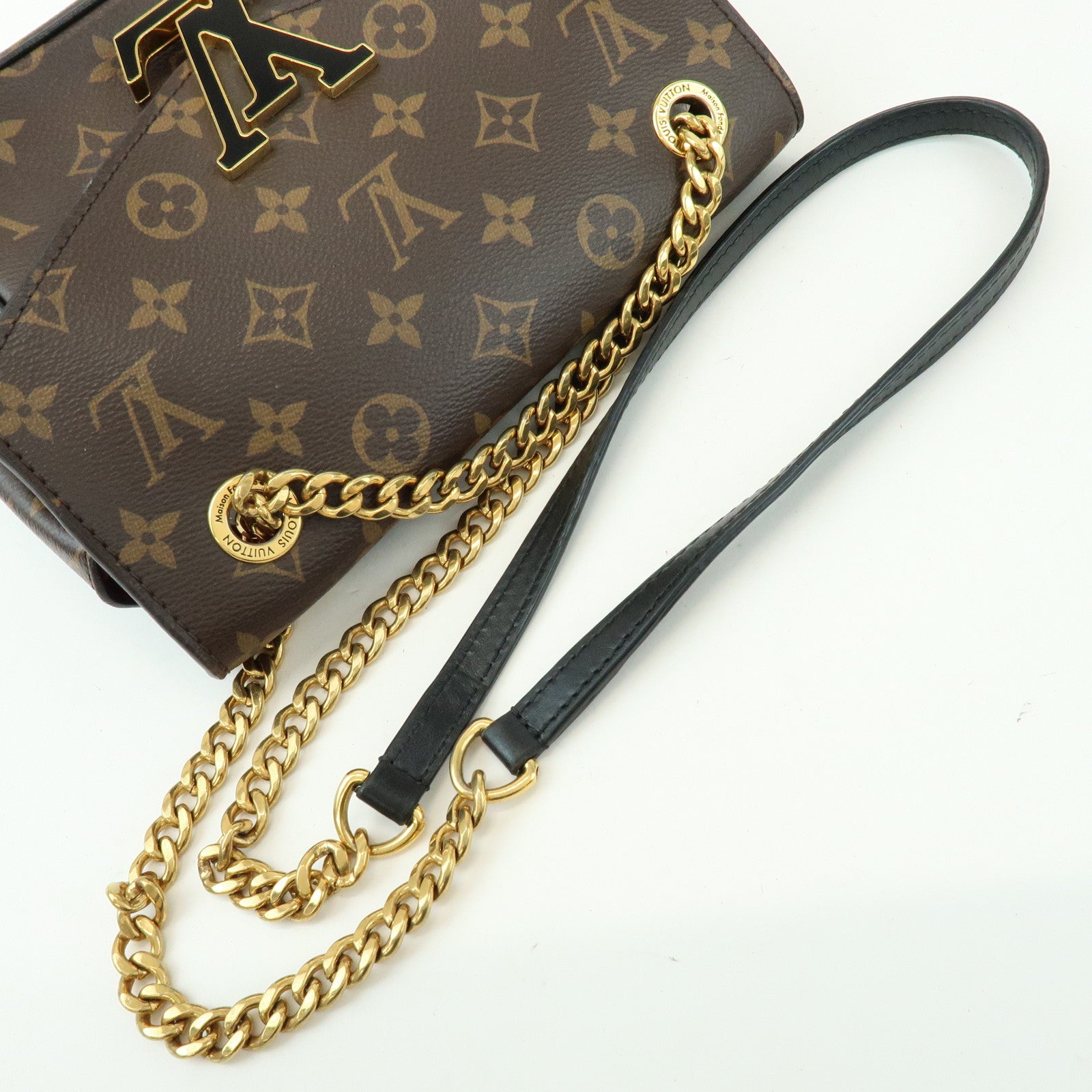 Louis Vuitton Monogram Passy Crossbody Chain Shoulder Bag M45592