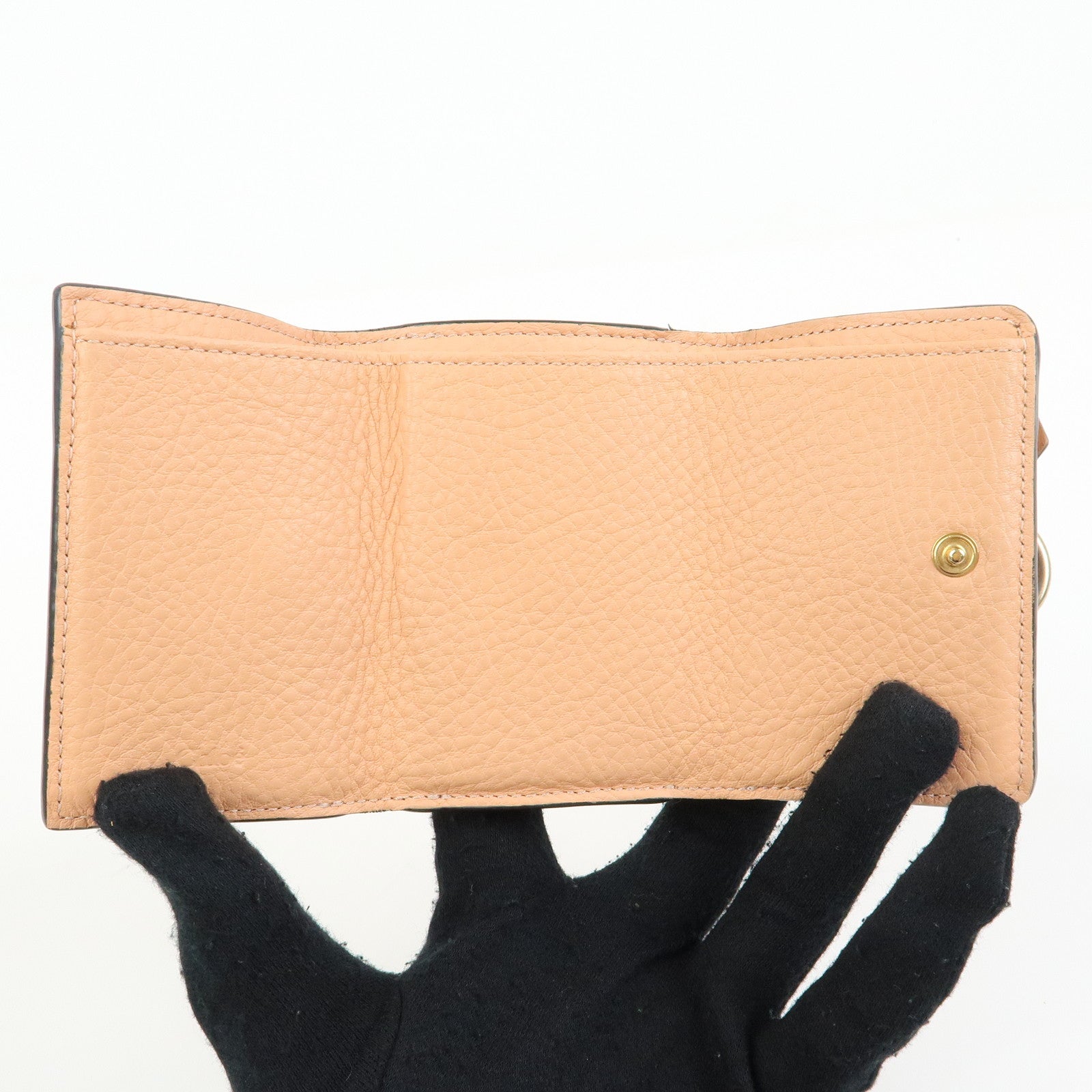 Chloe Set of 2 Alphabet Paddington Leather Long Compact Wallet