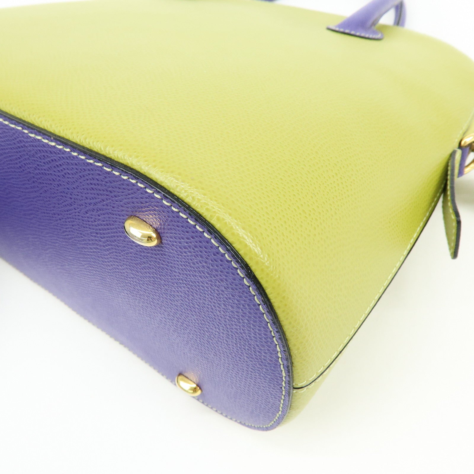 CELINE Leather 2Way Shoulder Hand Bag