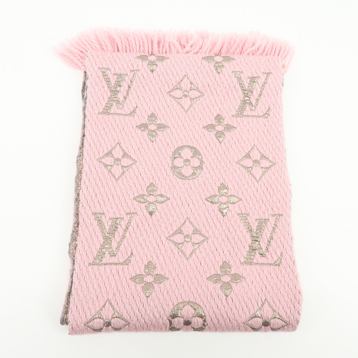 Louis Vuitton Echarpe Logomania Shine Wool Silk polyester Scarf M60466