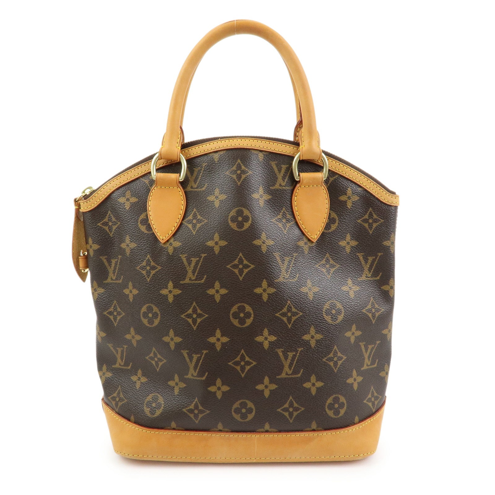 Louis Vuitton Monogram Lockit Hand Bag Tote Bag Brown M40102