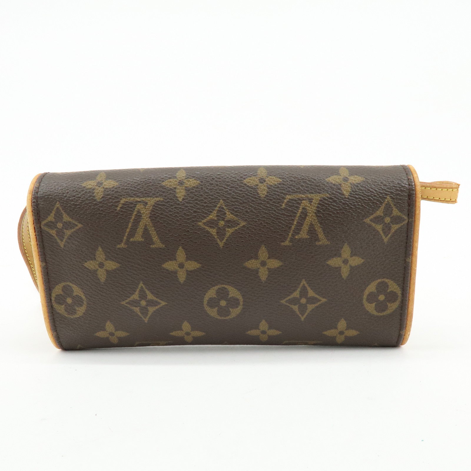 Louis Vuitton Monogram Pochette Twin PM Shoulder Bag Brown M51854