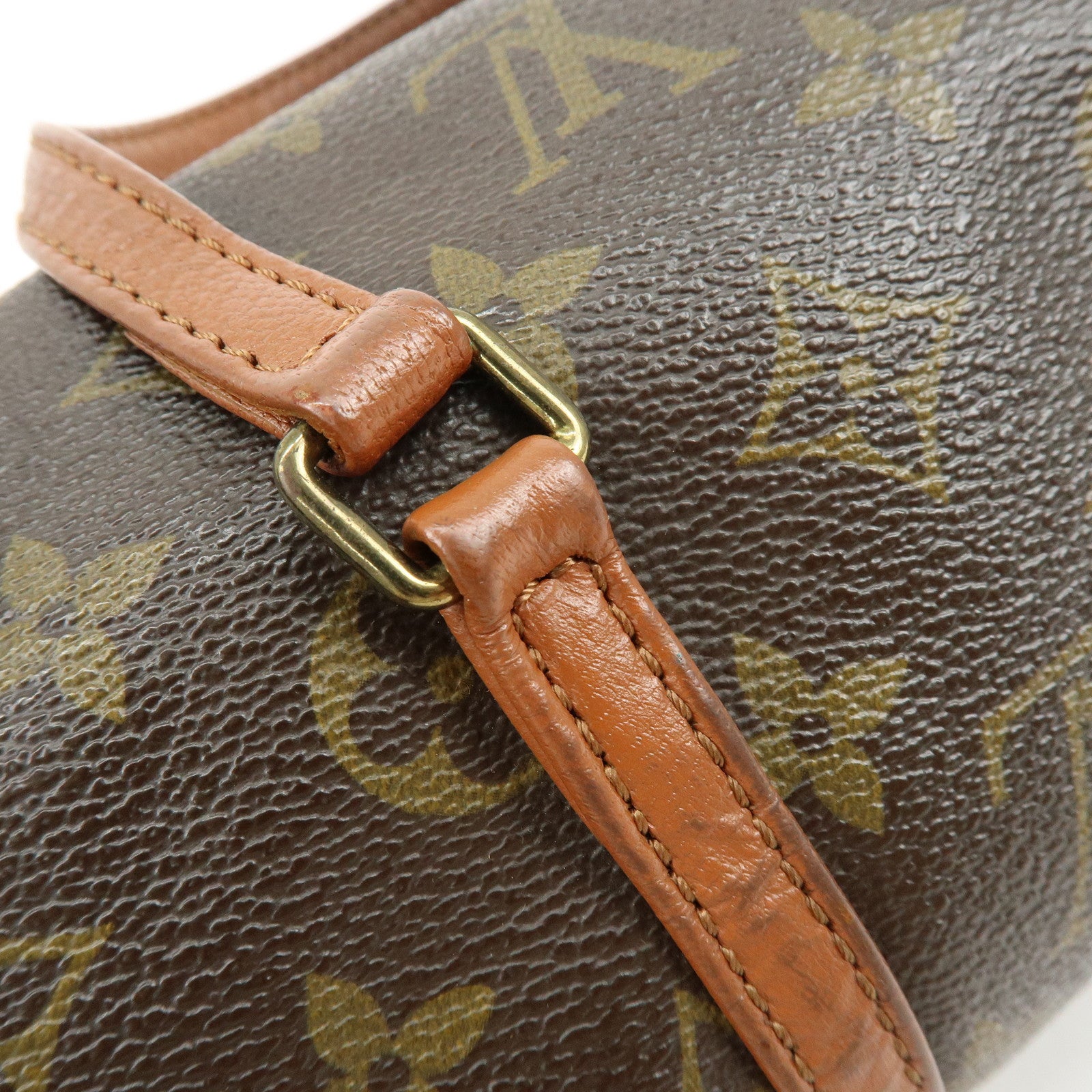 Louis Vuitton Monogram Papillon 26 Hand Bag Old Style Brown M51366