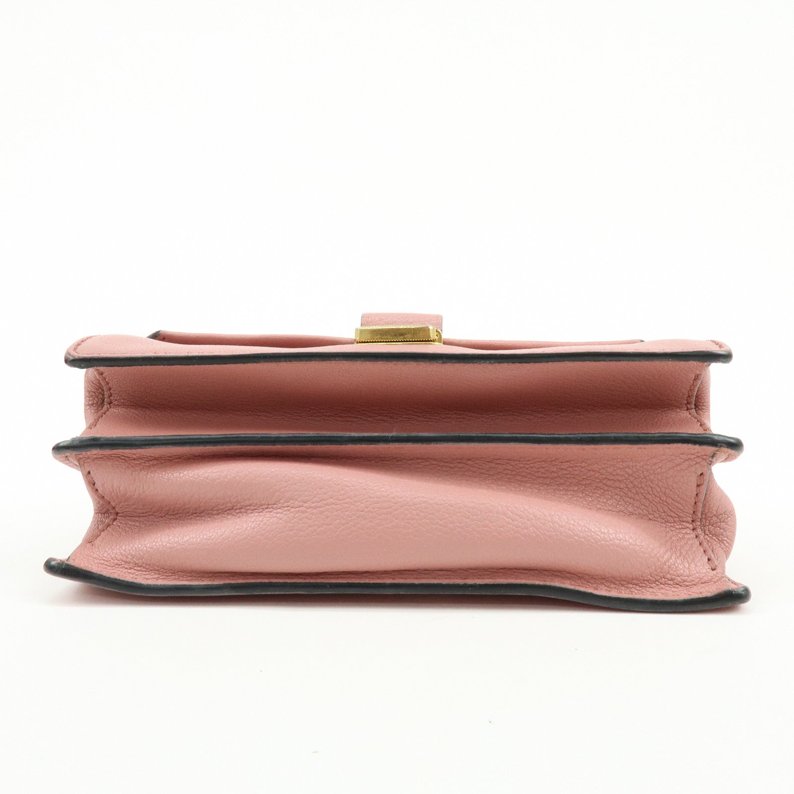 MIU MIU Madras Leather 2Way Bag Hand Bag Shoulder Bag Pink 5BH609