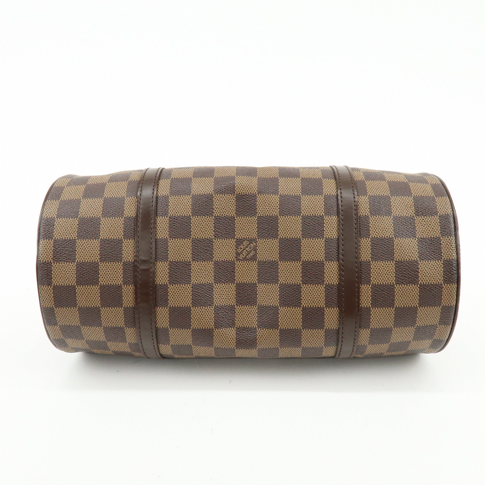 Louis Vuitton Damier Ebene Papillon 30 Hand Bag Brown N51303