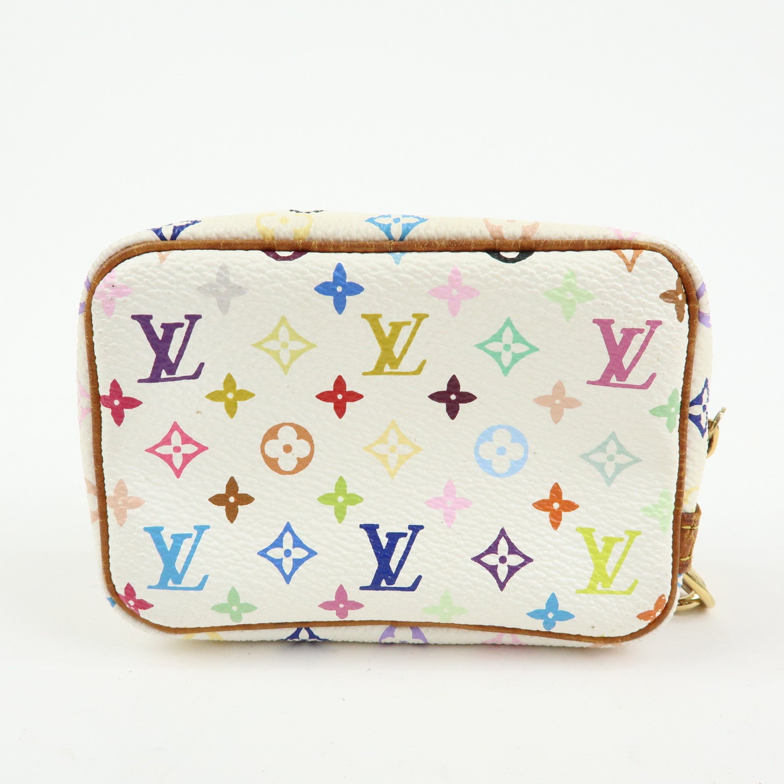 Louis Vuitton Monogram Multicolor Trousse Wapity Pouch Blanc M58033