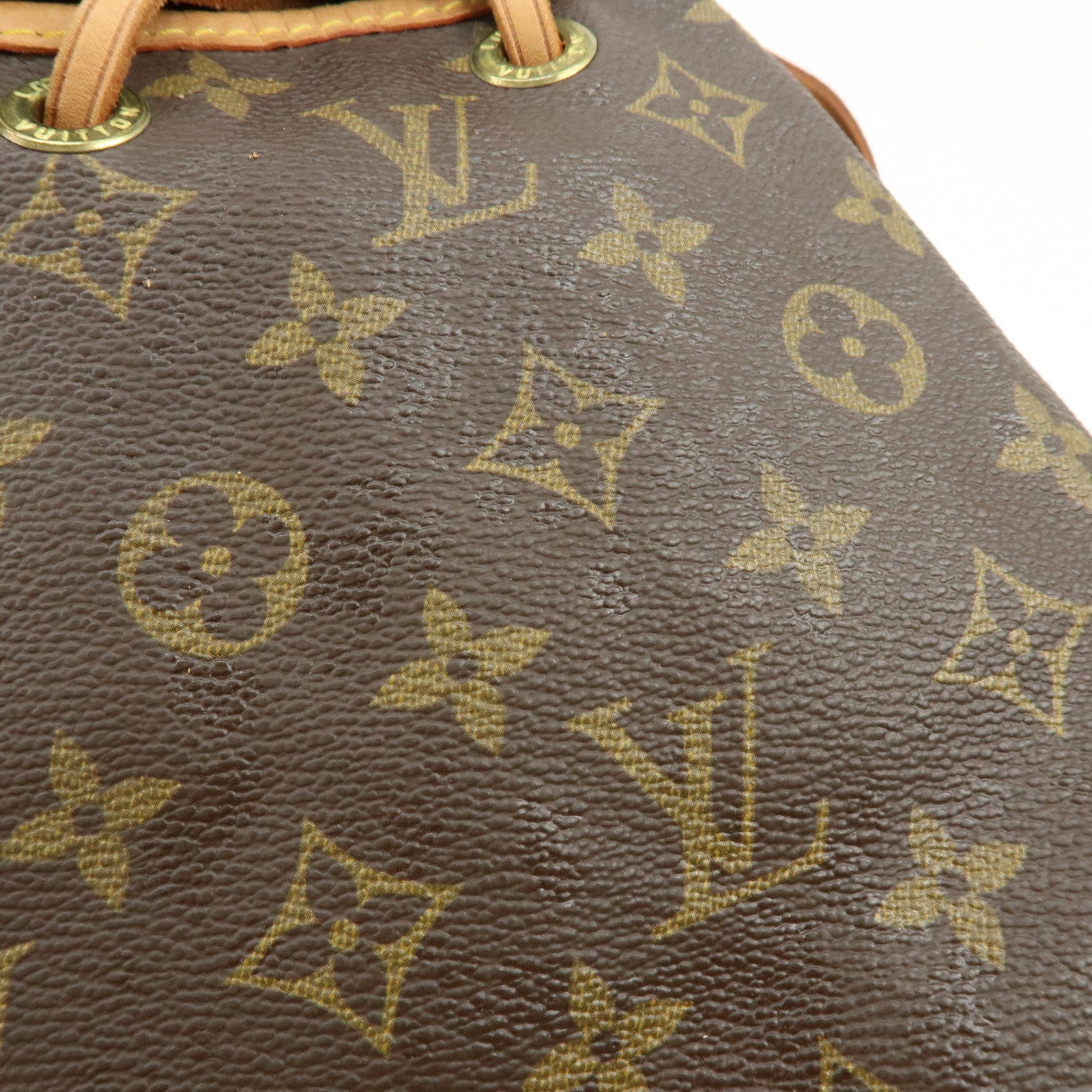 Louis Vuitton Monogram Petit Noe Shoulder Bag Brown M42226