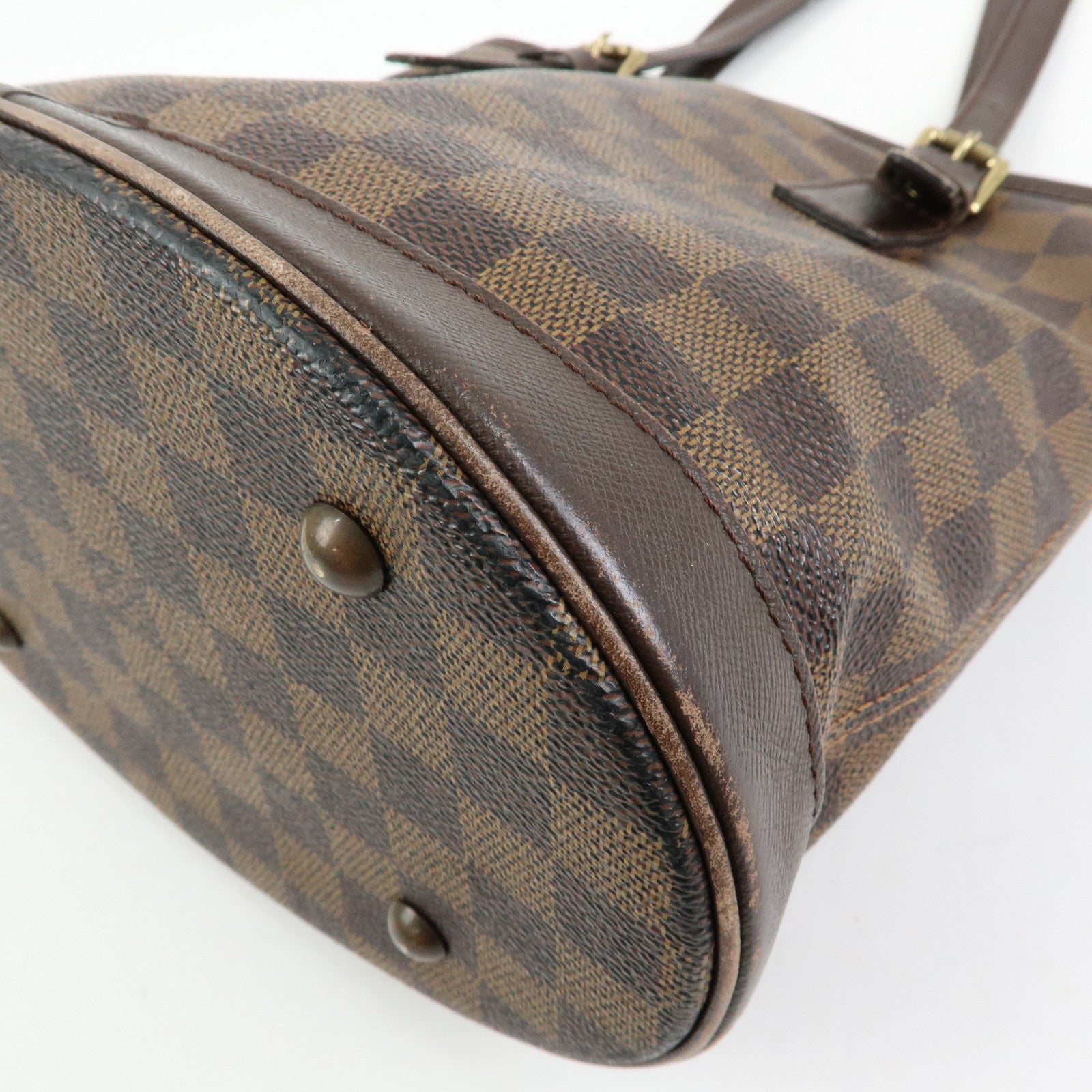 Louis Vuitton Damier Ebene Marais Tote Bag Hand Bag Brown N42240