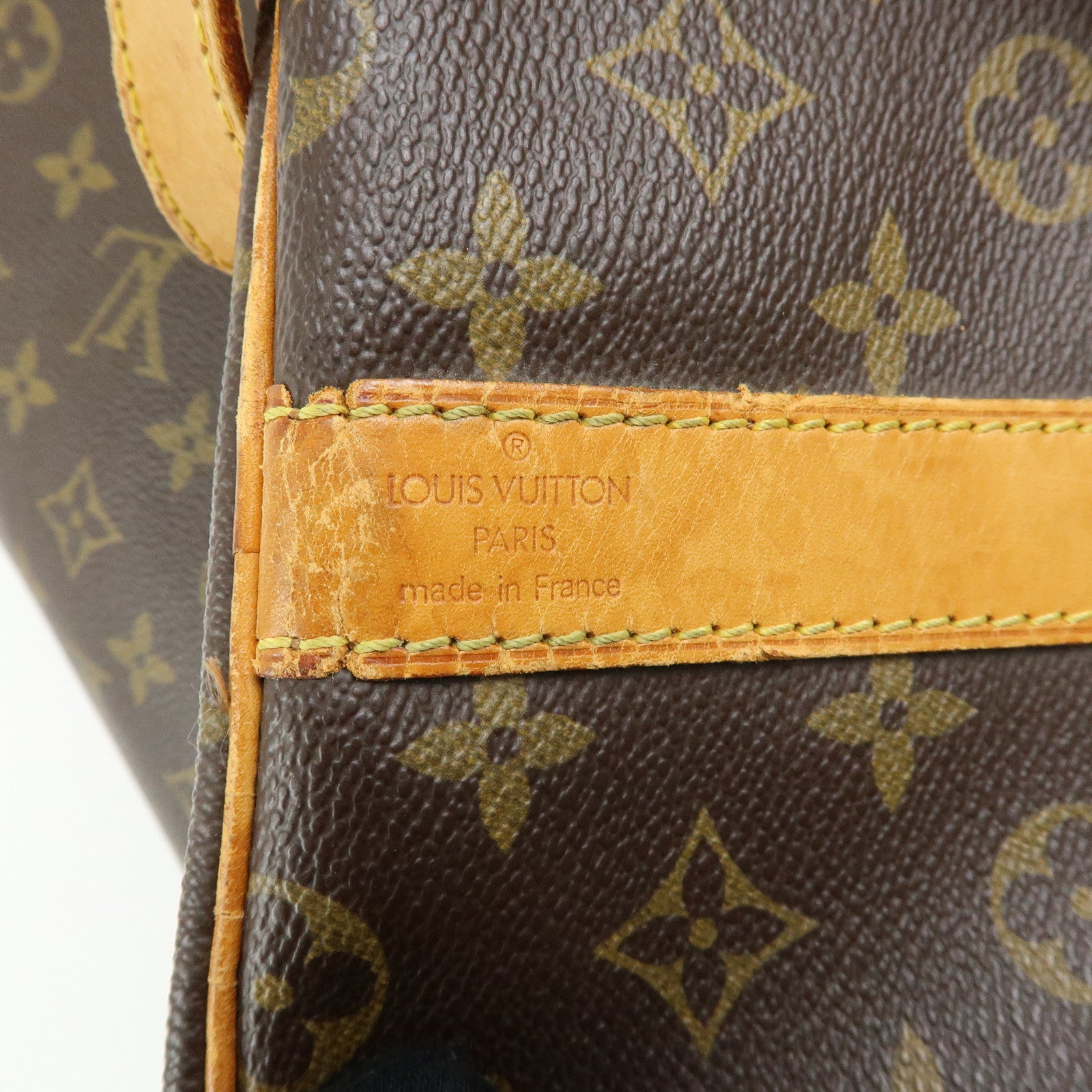 Louis Vuitton Monogram Keep All Bandouliere 60 Bag Brown M41412