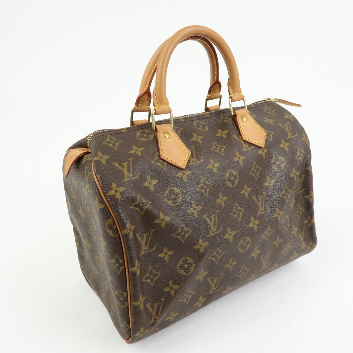 Louis Vuitton Monogram Speedy 30 Boston Bag Hand Bag Brown M41526