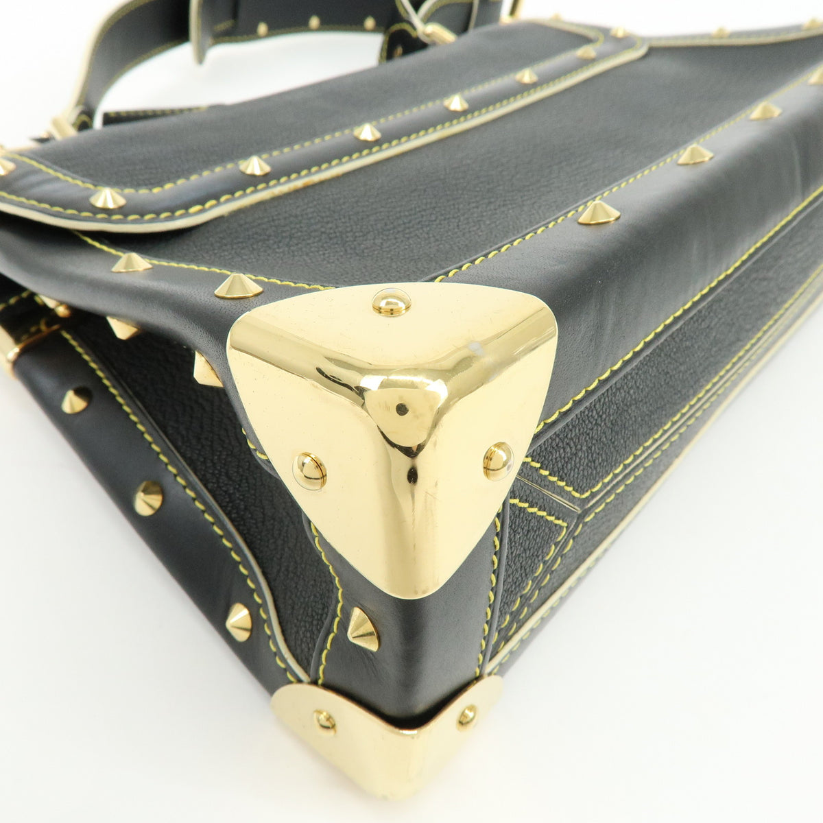 Louis Vuitton Talentueux Suhali Leather Shoulder Bag Studs Noir M91820