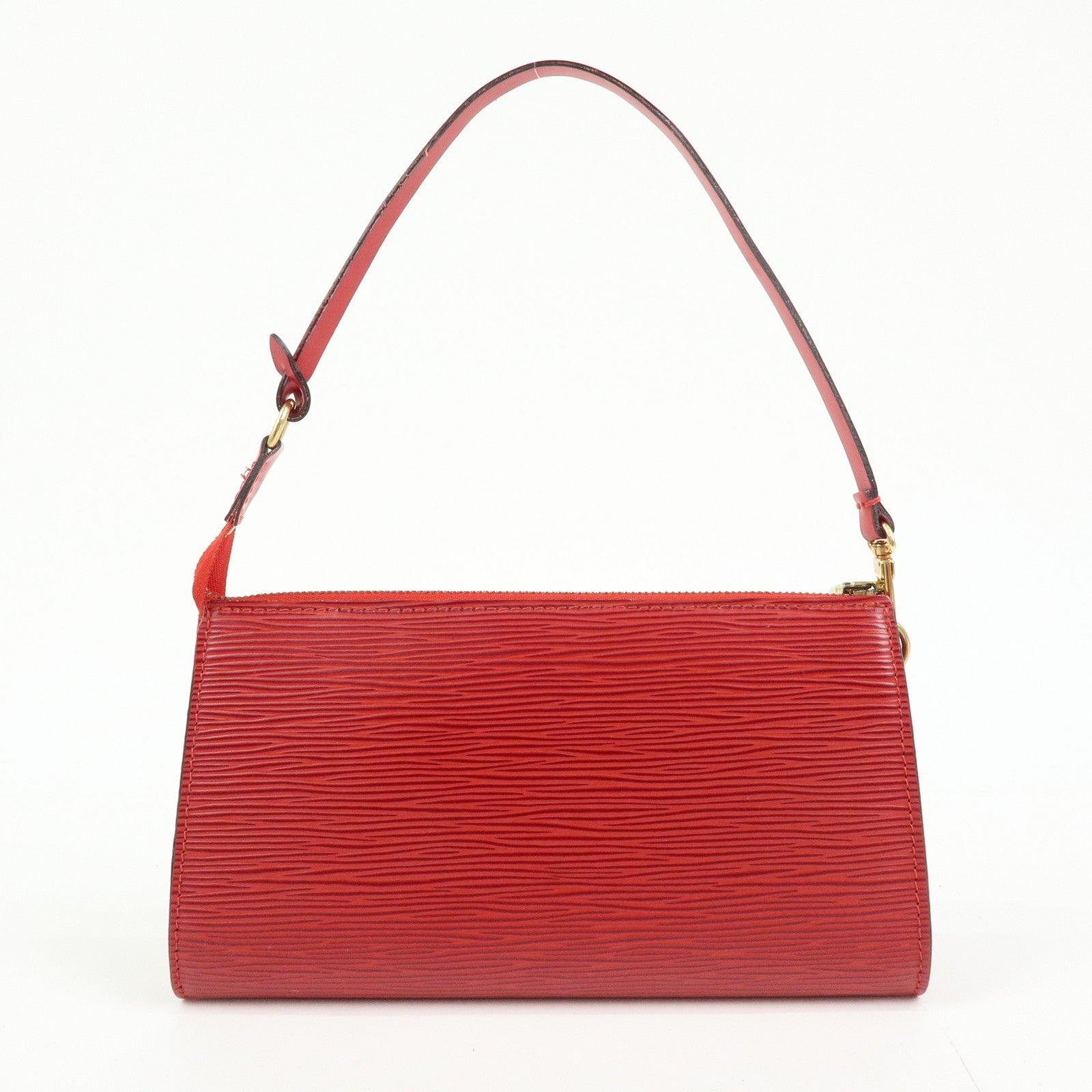 Louis Vuitton Epi Pochette Accessoires Hand Bag Castilian Red M52957