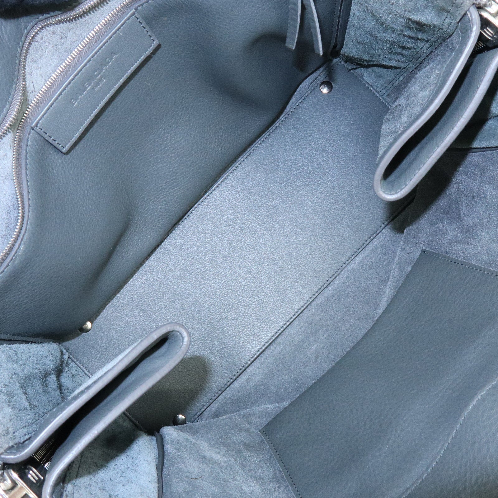 BALENCIAGA The Paper Shoulder Bag Hand Bag Grey 432596