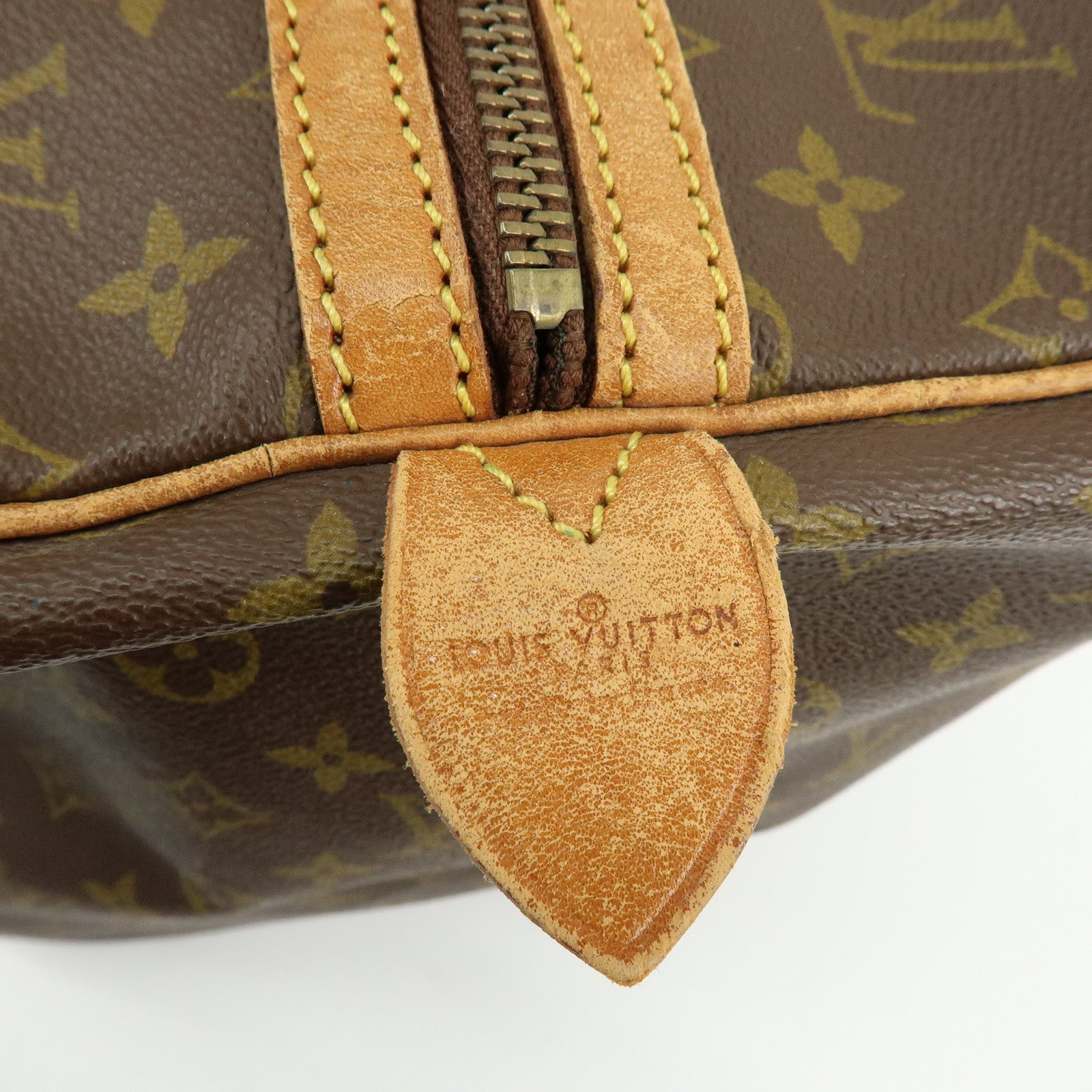 Louis Vuitton Monogram Sac Souple 55 Boston Bag Brown M41622