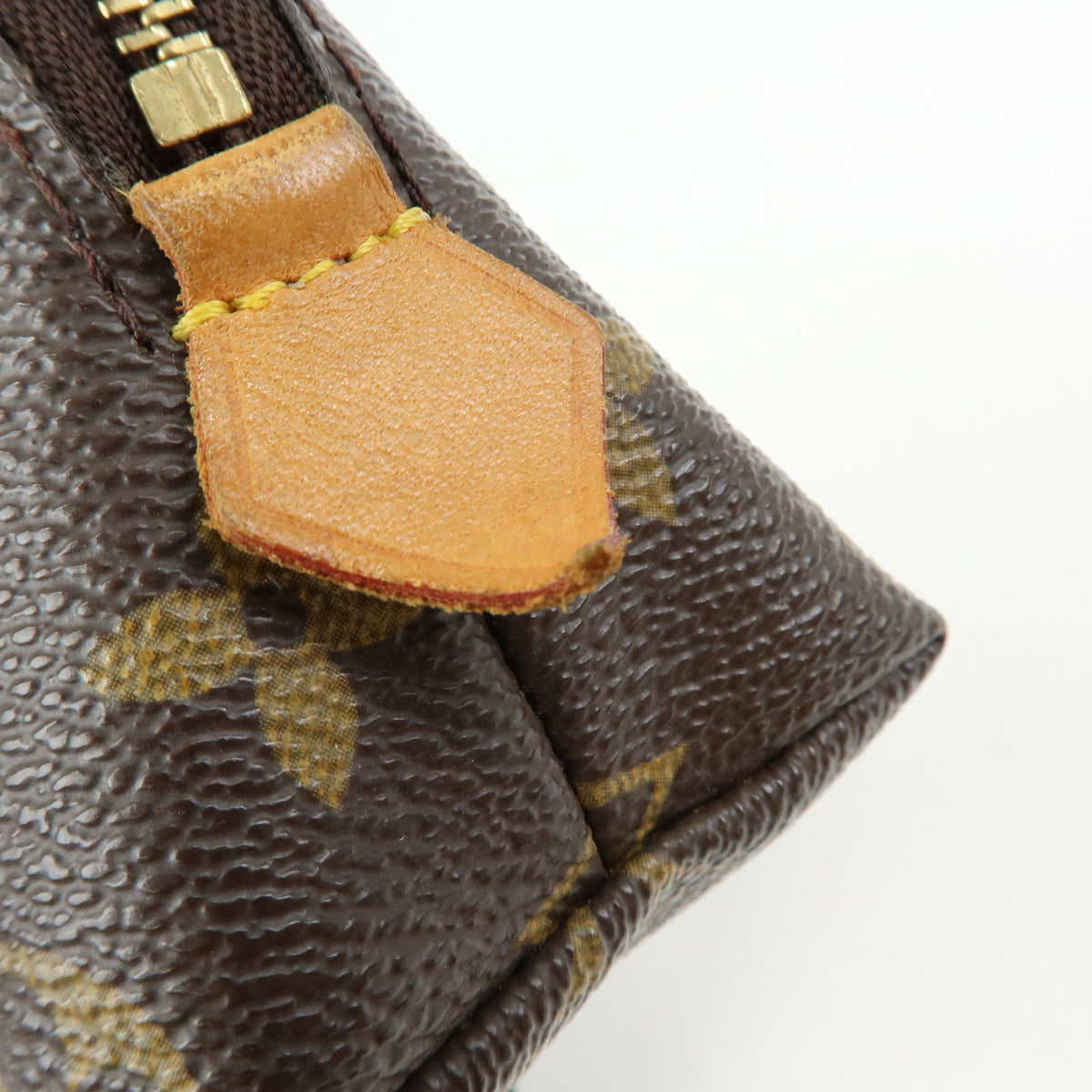 Louis Vuitton Monogram Pochette Cosmetic PM Pouch Brown M47515