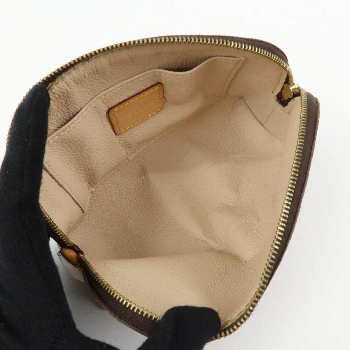 Louis Vuitton Monogram Pochette Cosmetic PM Pouch Brown M47515