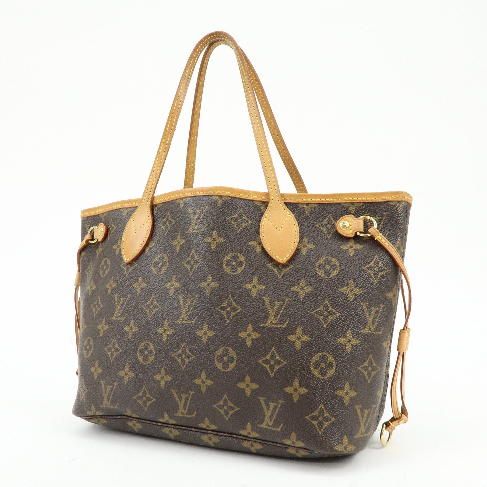 Louis Vuitton Monogram Neverfull PM Tote Bag Hand Bag Brown M40155