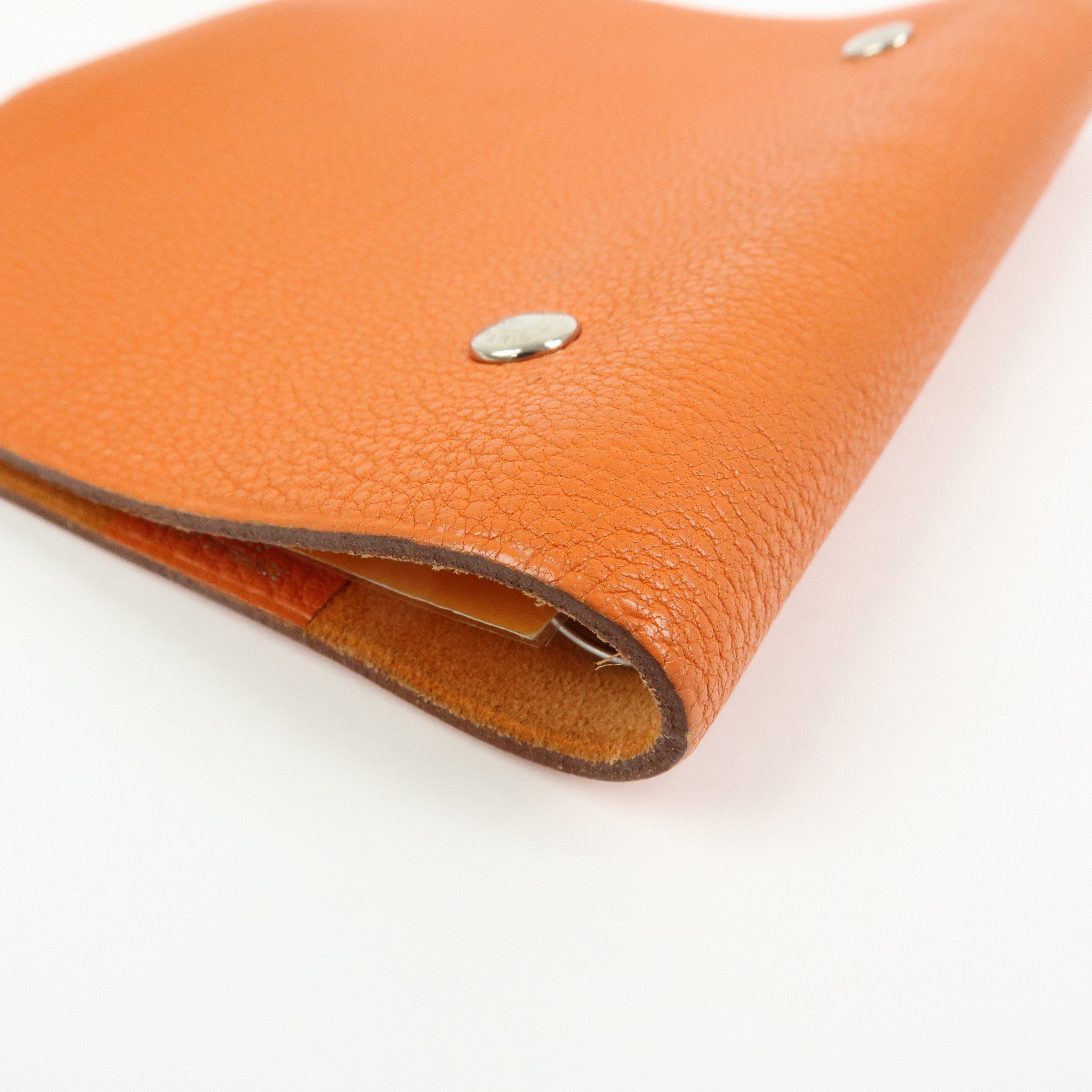 HERMES Ulysse PM Togo Leather Agenda Planner Cover ☐F Stamped