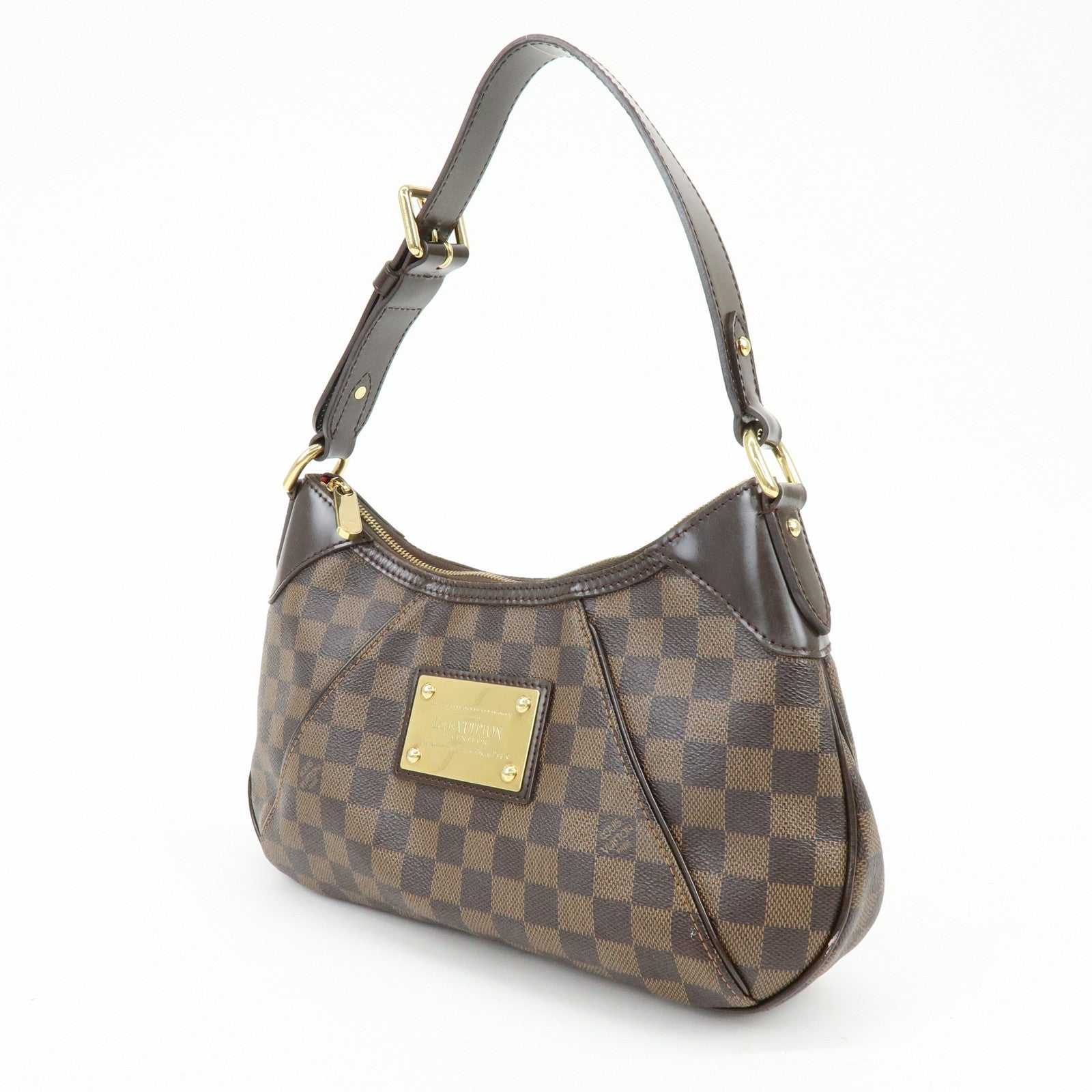 Louis Vuitton Damier Ebene Thames PM Shoulder Bag Hand Bag N48180
