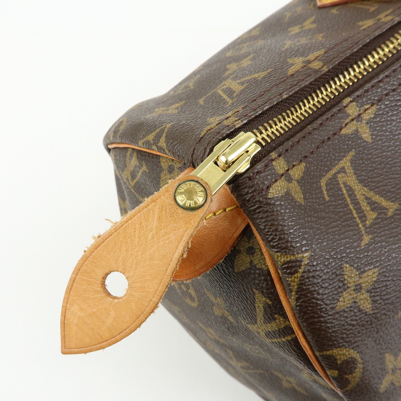 Louis Vuitton Monogram Speedy 40 Hand Bag Boston Bag Brown M41522