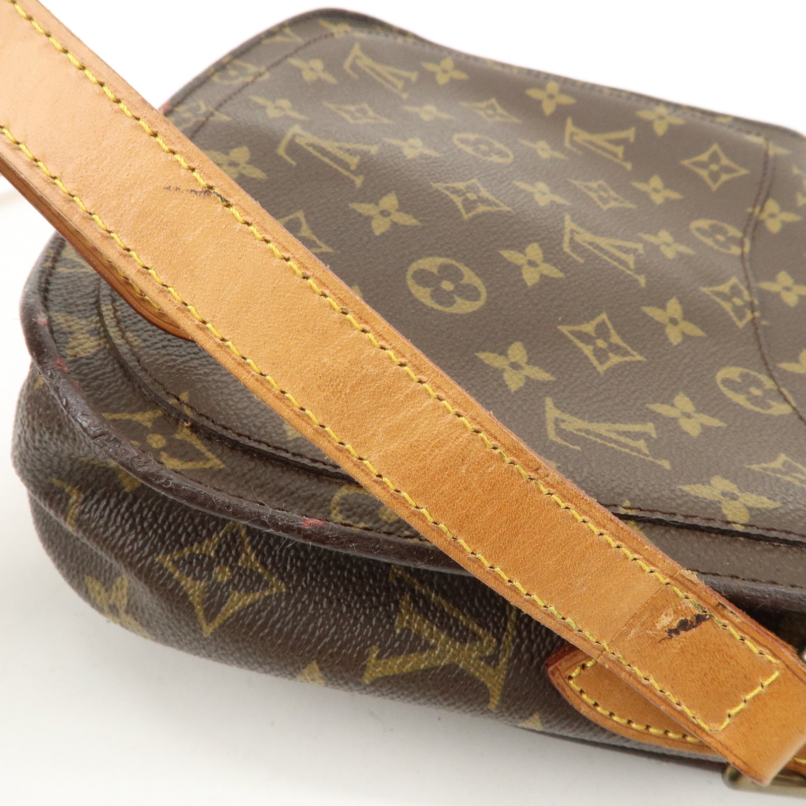 Louis Vuitton Monogram Saint Cloud GM Shoulder Bag Brown M51242 Used