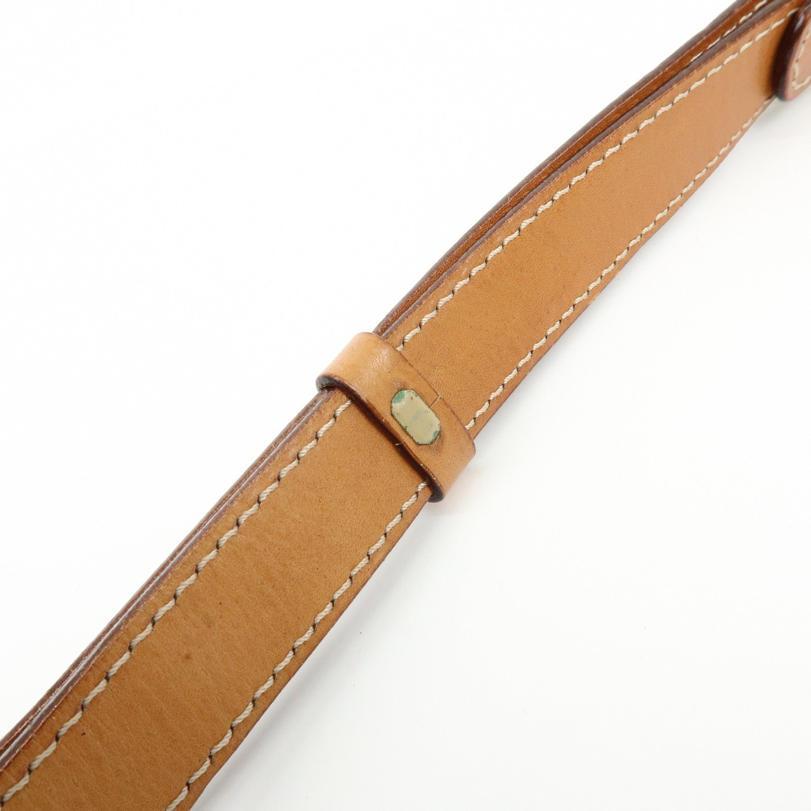CELINE Macadam PVC Leather Shoulder Bag Crossbody Bag Brown Beige