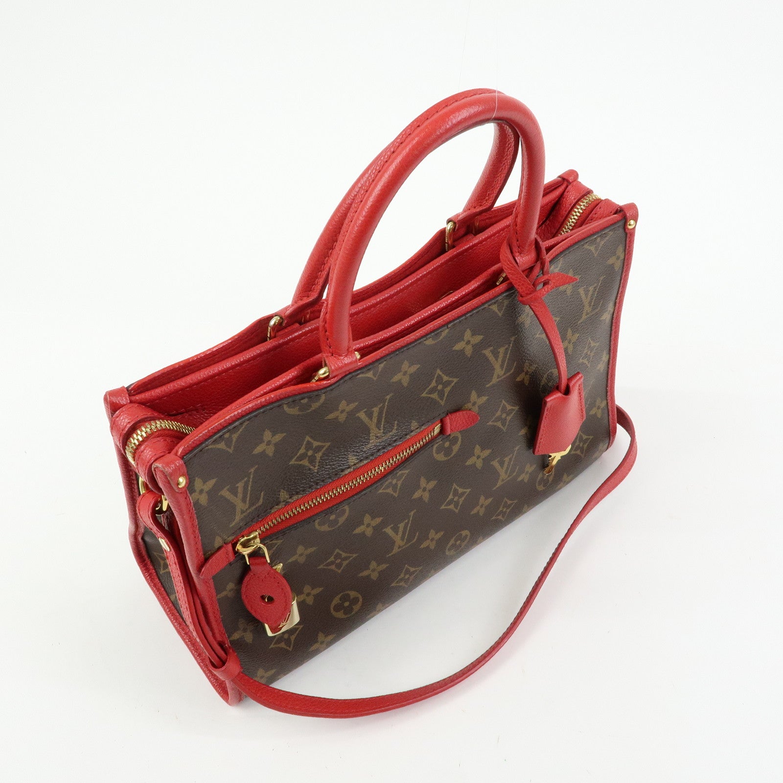 Louis Vuitton Monogram Popincourt PM 2Way Shoulder Bag Brown M43433