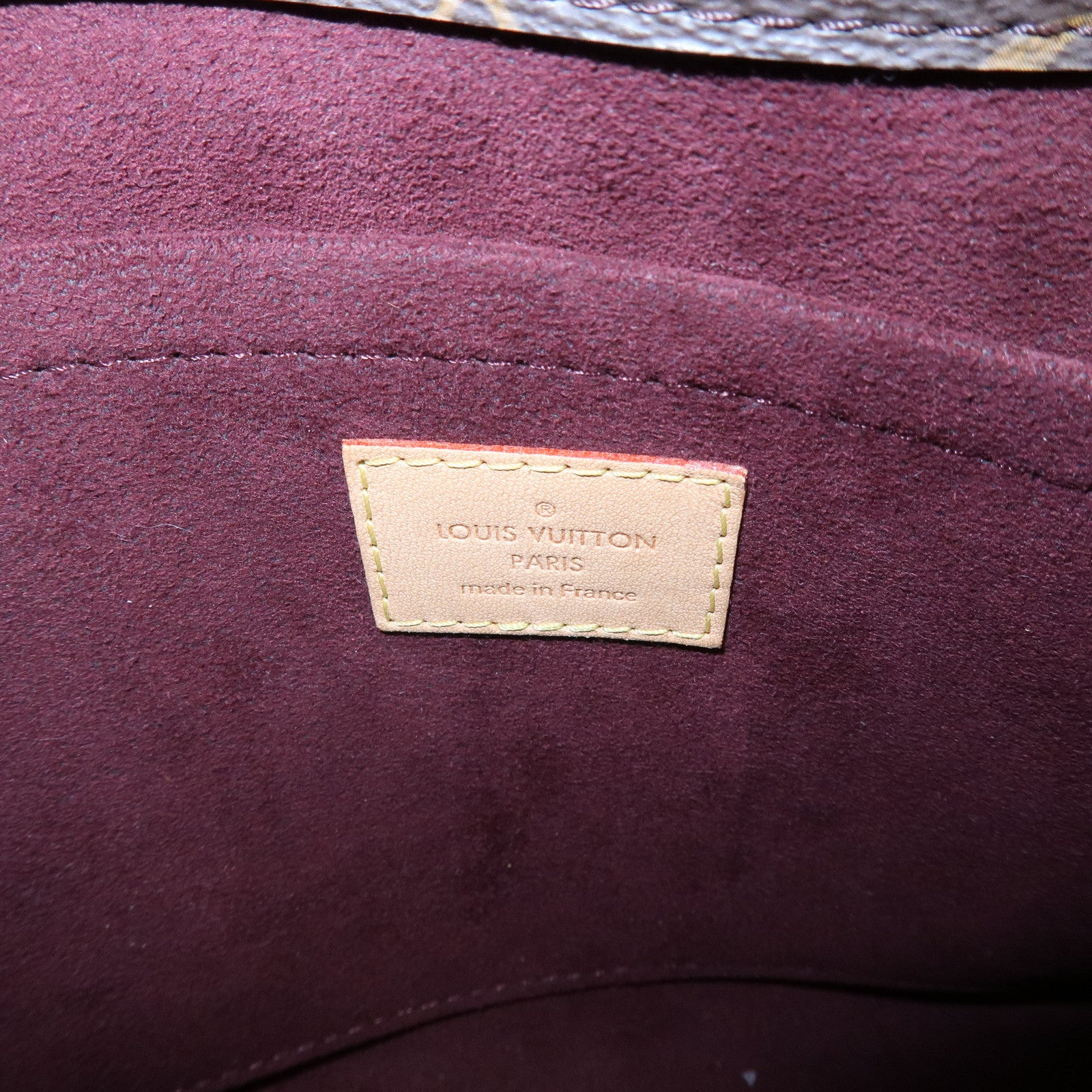 Louis Vuitton Monogram Montaigne MM 2Way Bag Hand Bag Brown M41056
