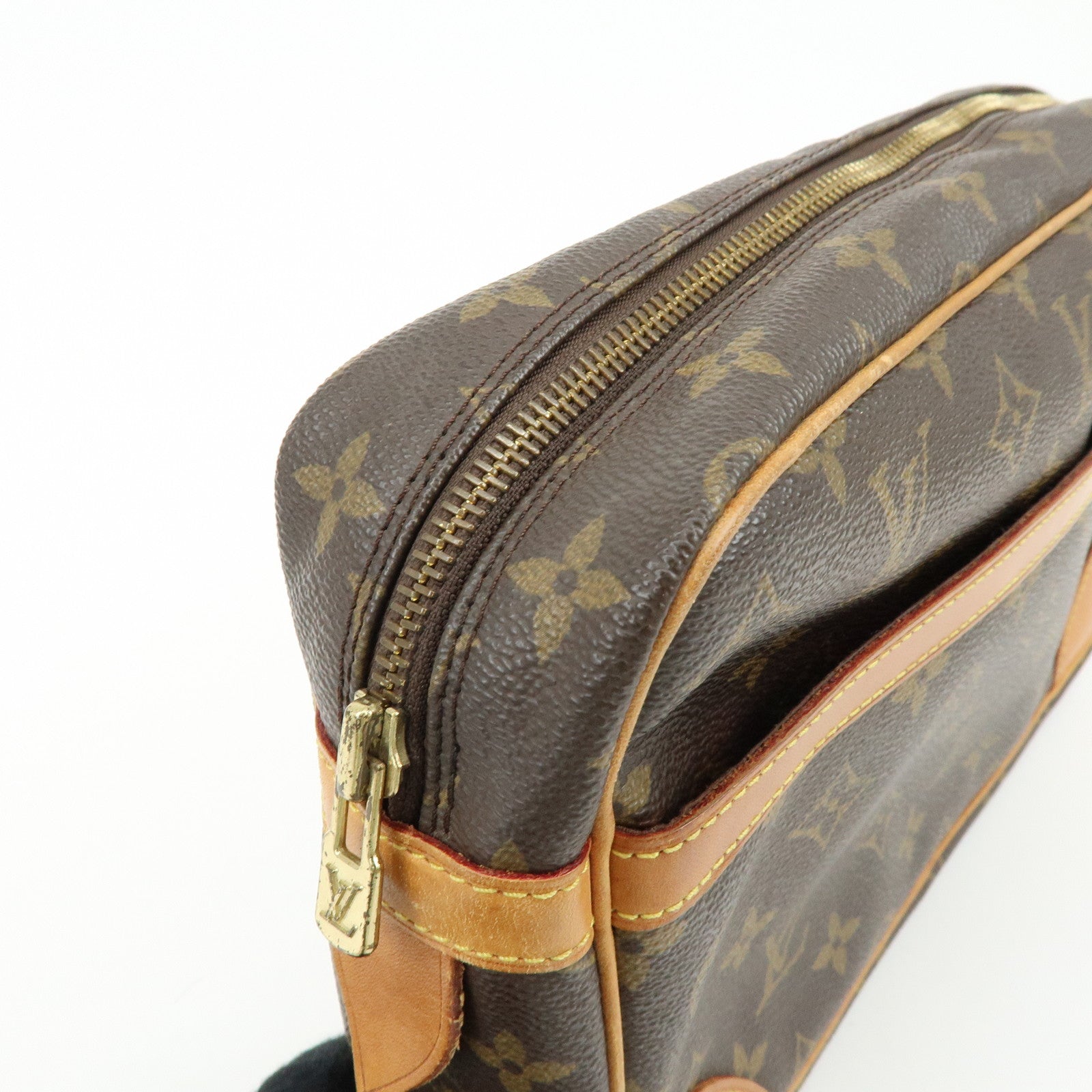 Louis Vuitton Monogram Compiegne 28 Pouch Clutch Bag Brown M51845