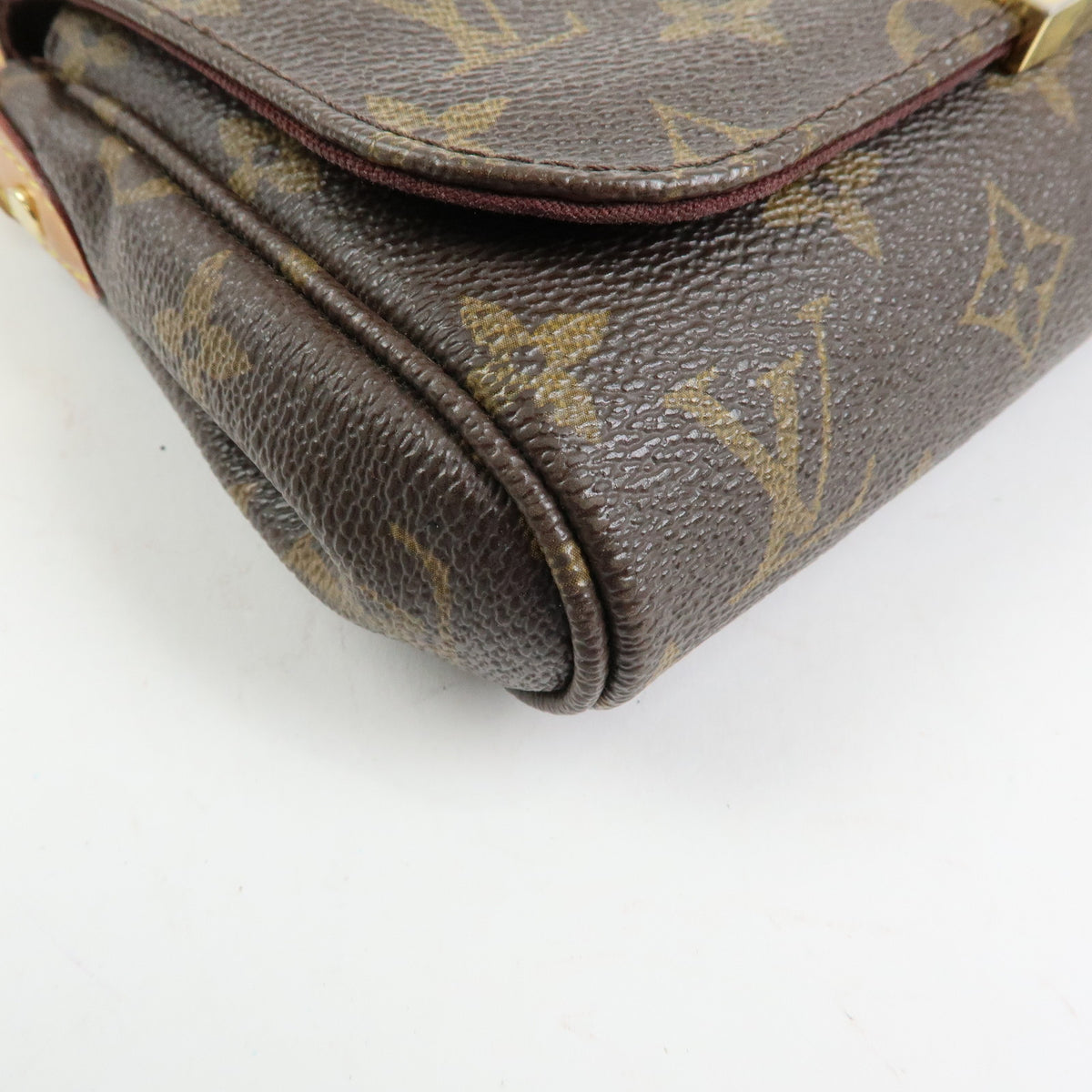 Louis Vuitton Monogram Favorite PM 2Way Shoulder Bag Brown M40717