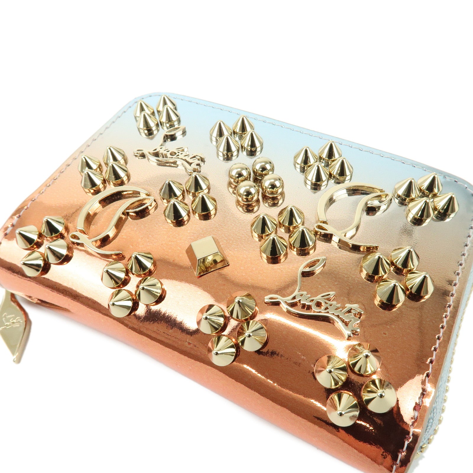 Christian Louboutin Panettone Patent Leather Coin Case Coin Purse