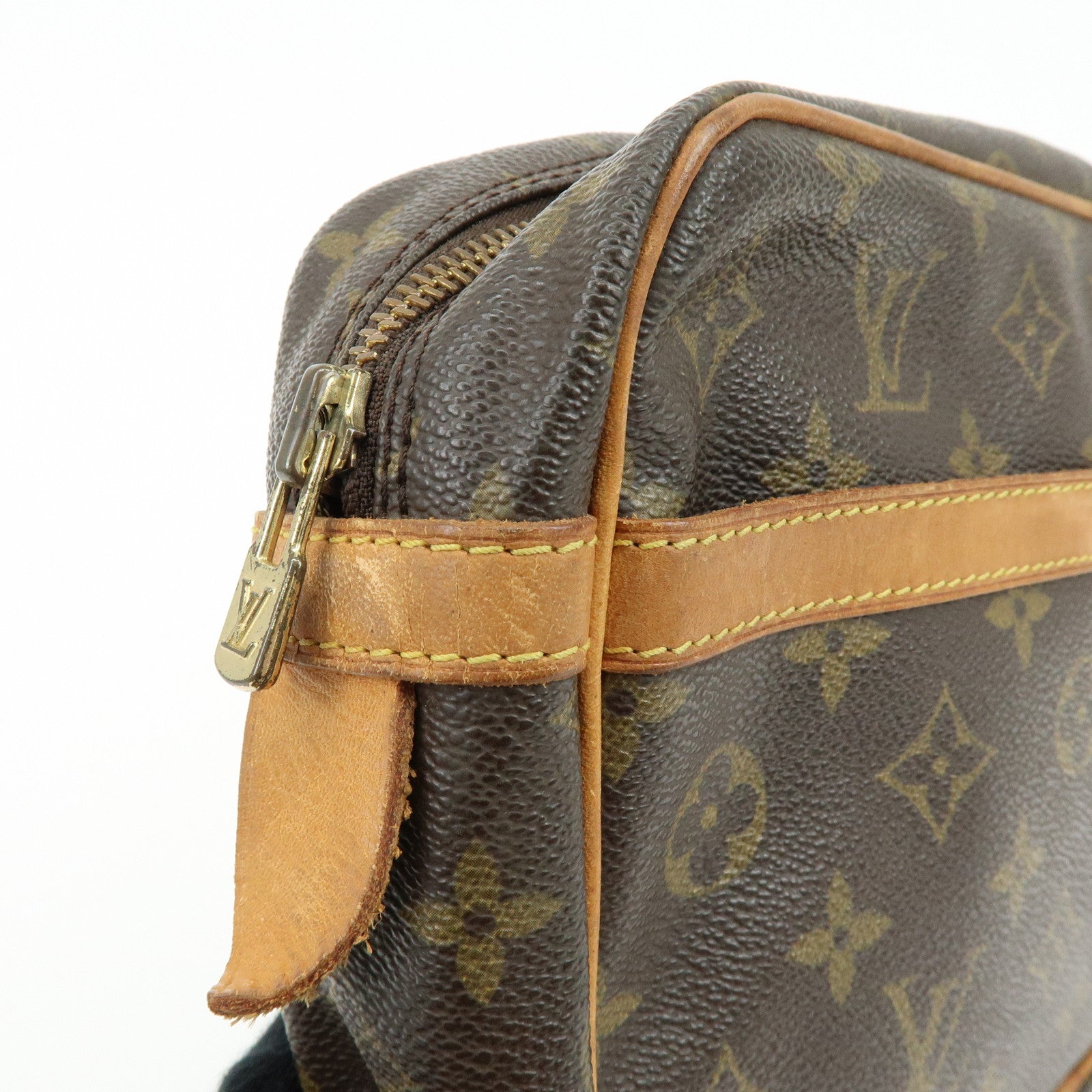 Louis Vuitton Monogram Compiegne 28 Pouch Clutch Bag Brown M51845