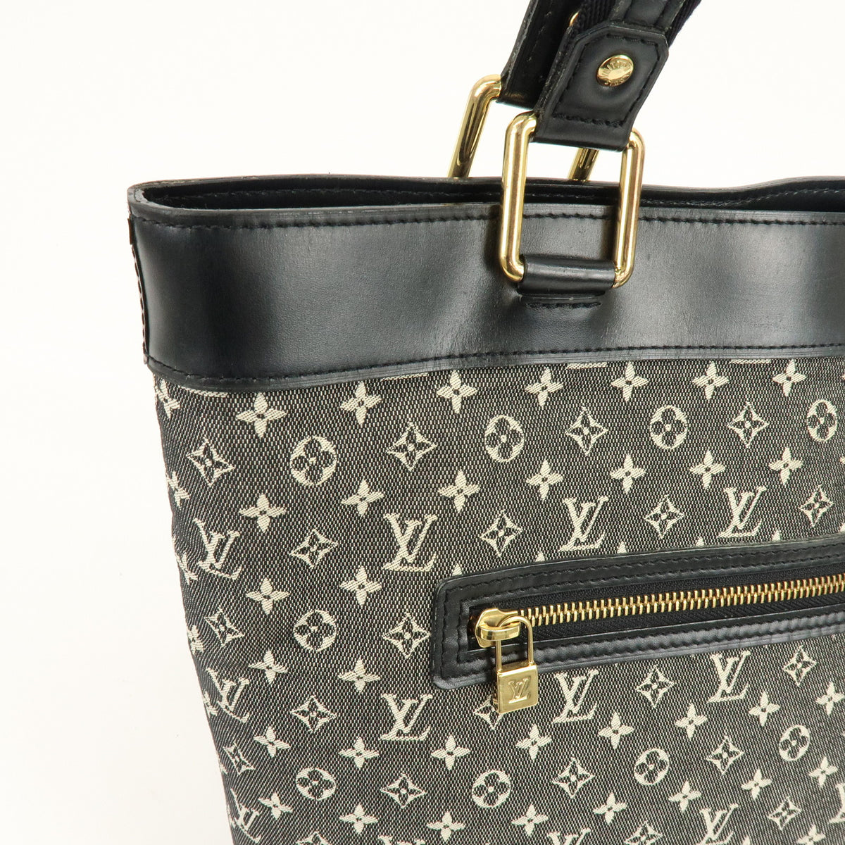 Louis Vuitton Monogram Mini Lucille GM Tote Bag Hand Bag Noir M92609