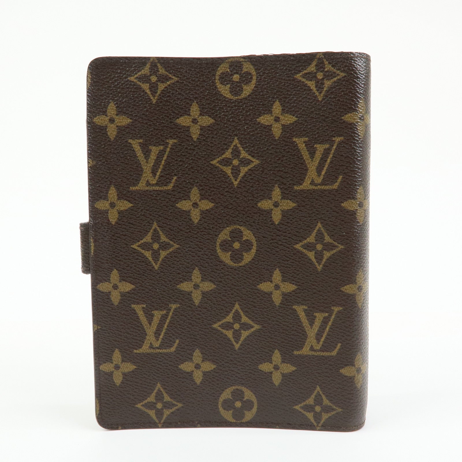 Louis Vuitton Monogram Agenda MM Planner Cover Brown R20004