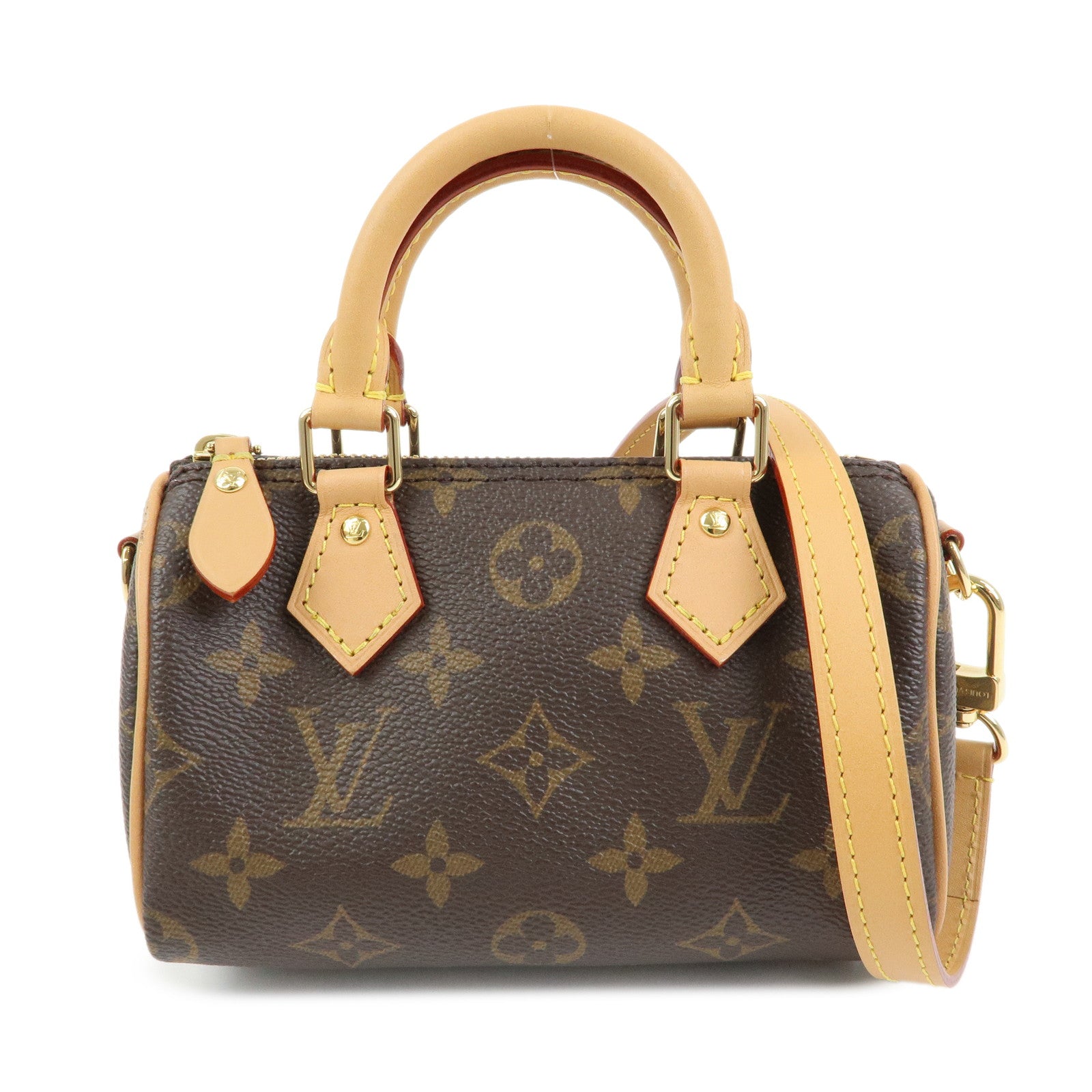Louis Vuitton Monogram Nano Speedy 2Way Bag Mini Boston Bag M81085