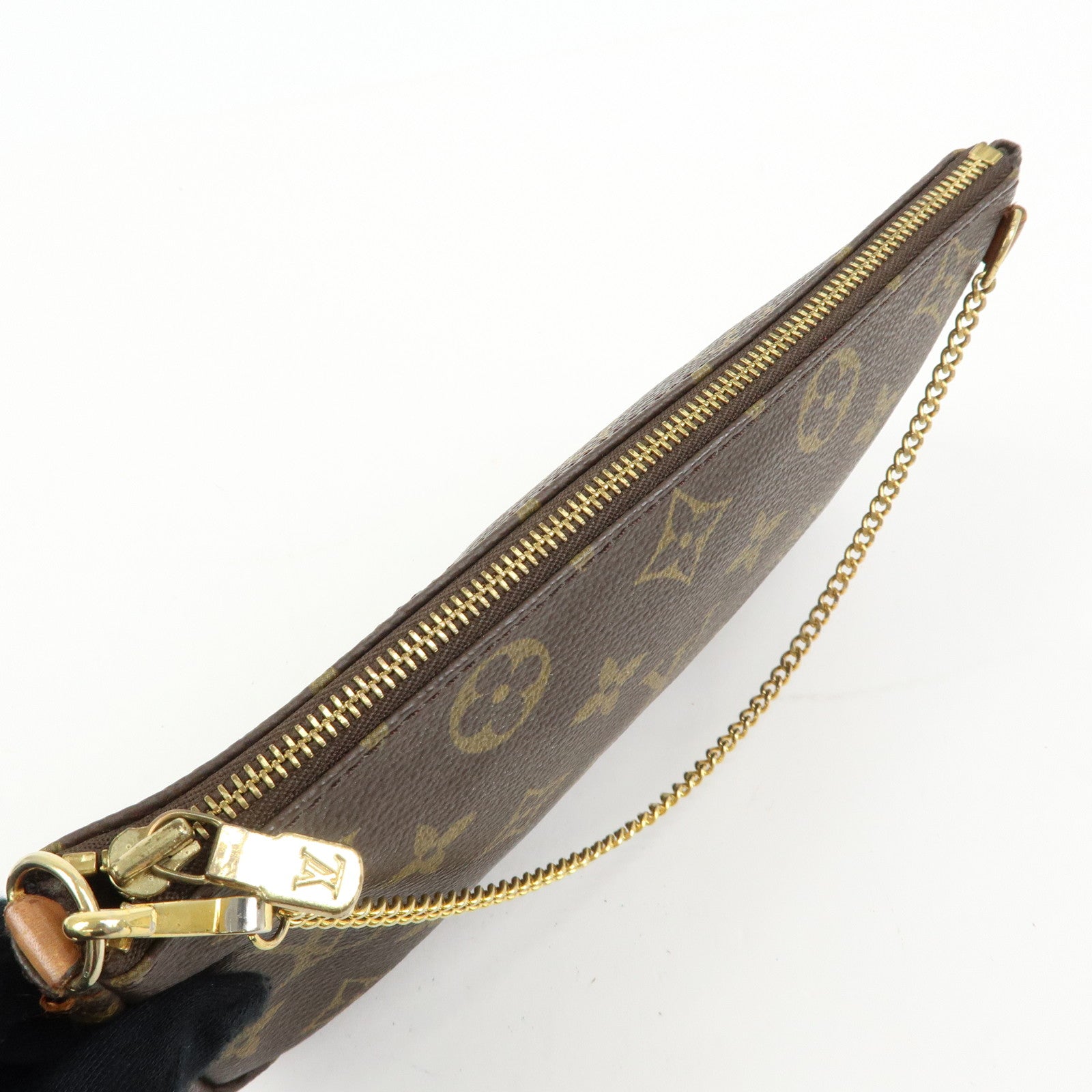 Louis Vuitton Monogram Canvas Mini Pouch For Sac Shopping GM Brown