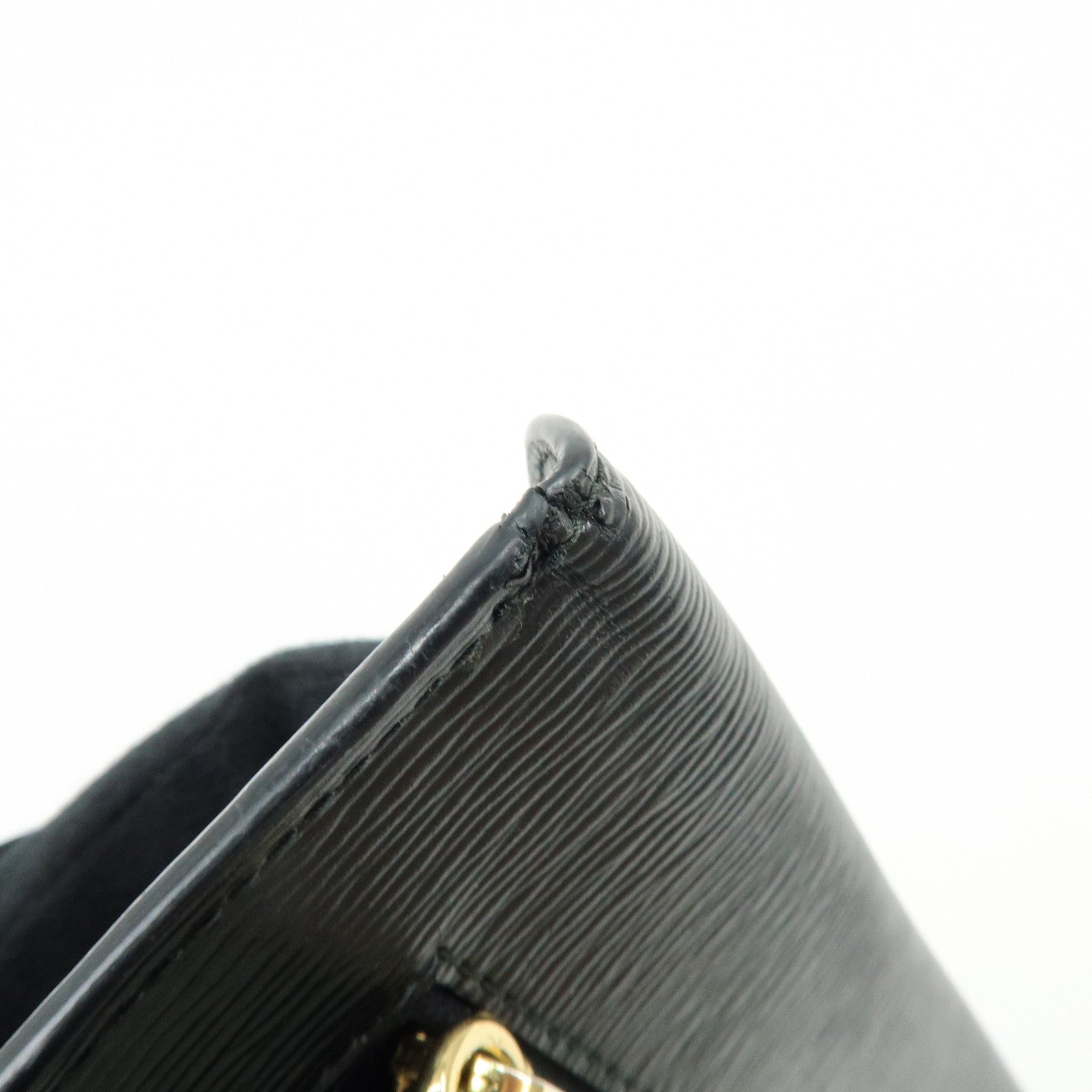 PRADA Saffiano Leather Flap Long Wallet Purse Black 1MF175