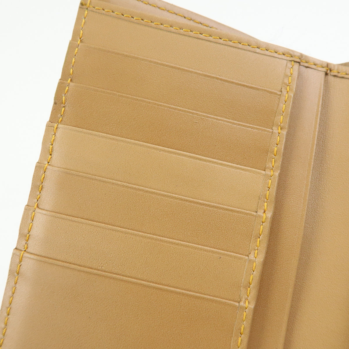 Christian Dior Saddle Denim Leather Bi-fold Long Wallet Blue