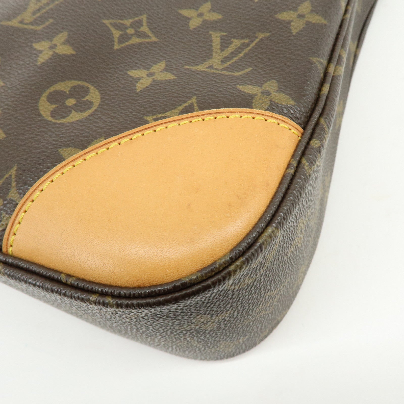 Louis Vuitton Monogram Boulogne 30 Canvas Shoulder Bag Brown M51265