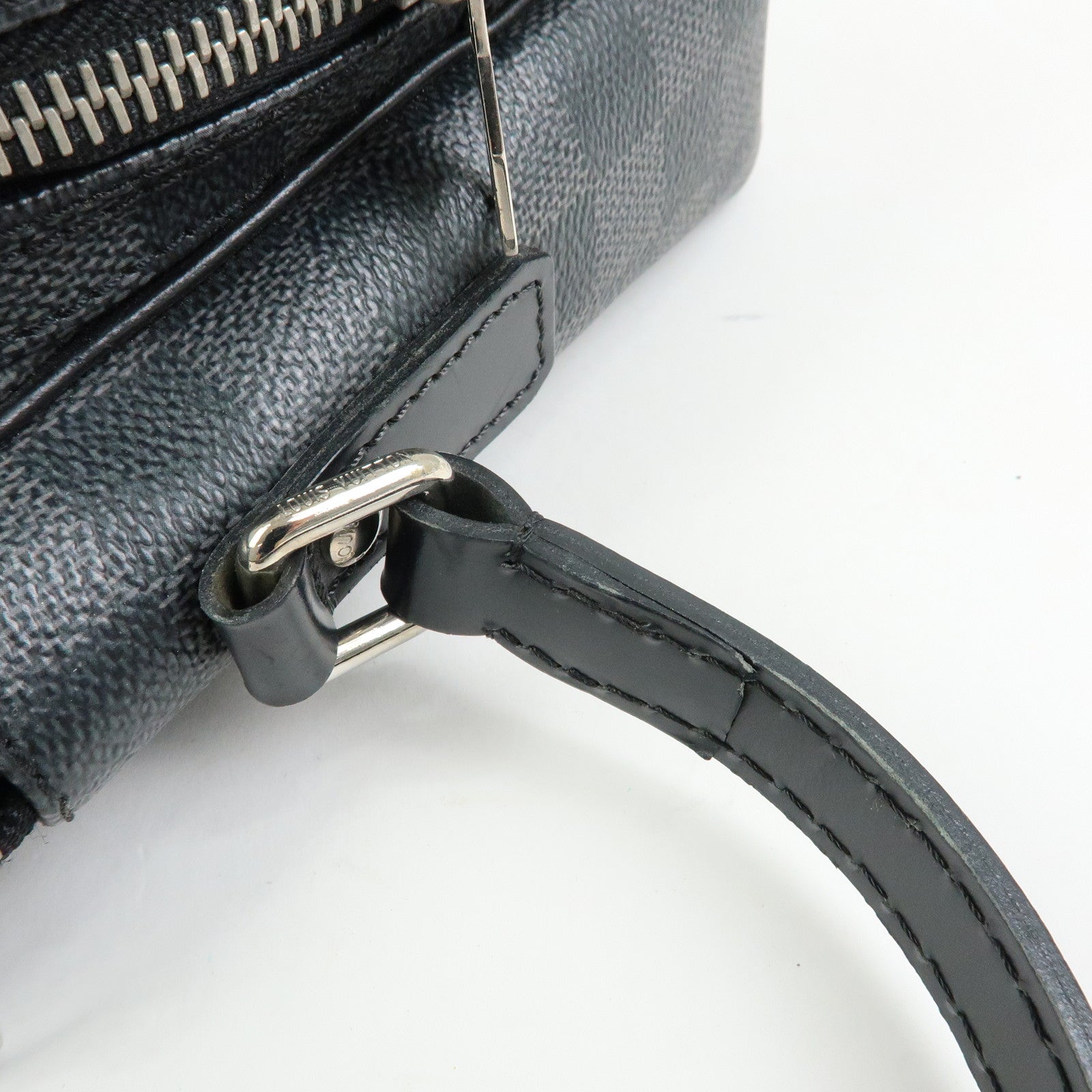 Louis Vuitton Damier Graphite Rem Shoulder Bag Black N41446