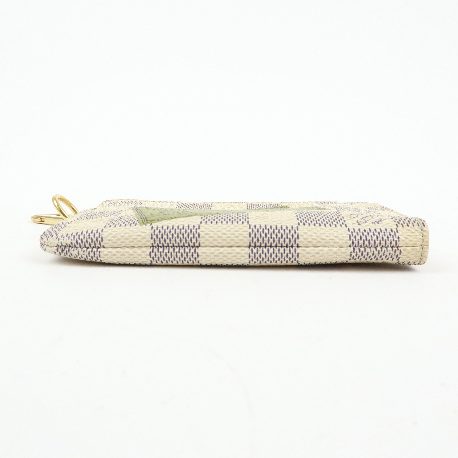 Louis Vuitton Damier Azur Monogram Labels Pochette Cles Complice N63085